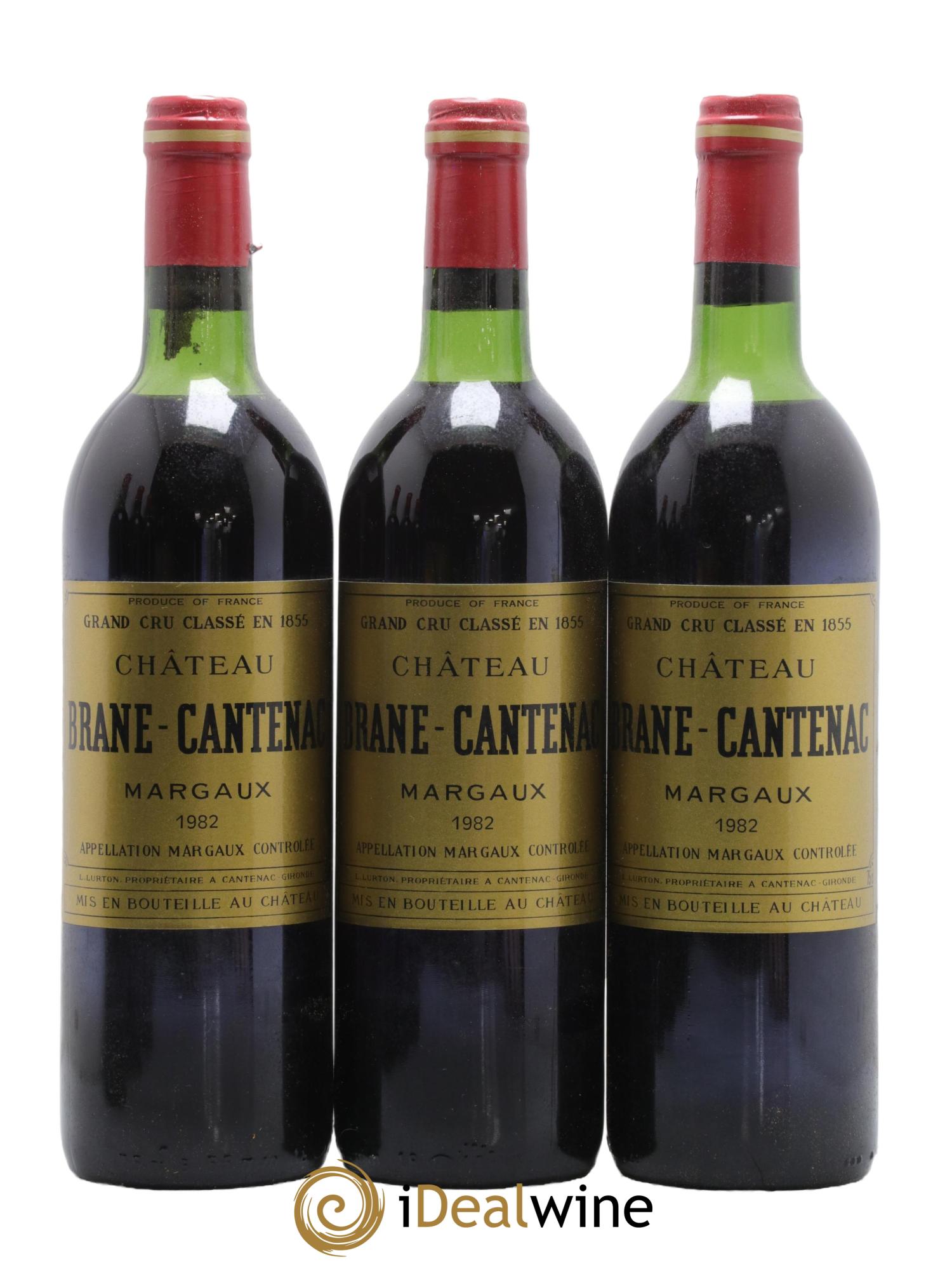 Château Brane Cantenac 2ème Grand Cru Classé 1982 - Lot of 6 bottles - 1
