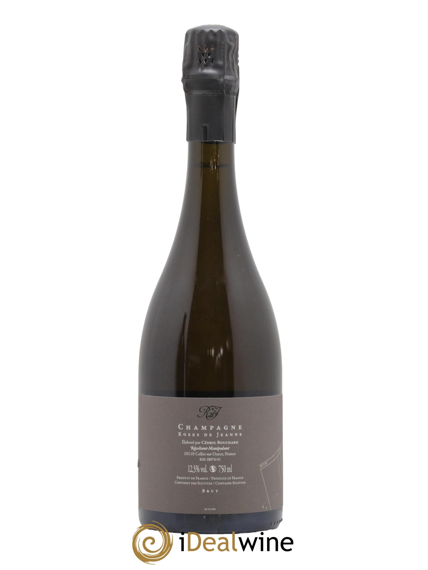 Roses de Jeanne Côte de Val Vilaine Blanc de Noirs Cédric Bouchard 2021 - Lot de 1 bouteille - 1