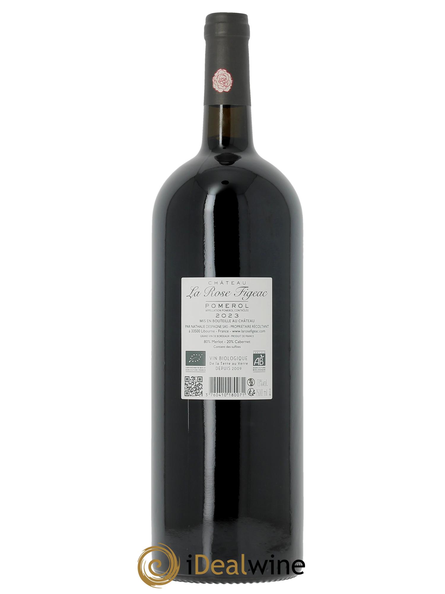 Château la Rose Figeac (Original-holzkiste ab 6 Mag.) 2023 - Posten von 1 Magnum - 1