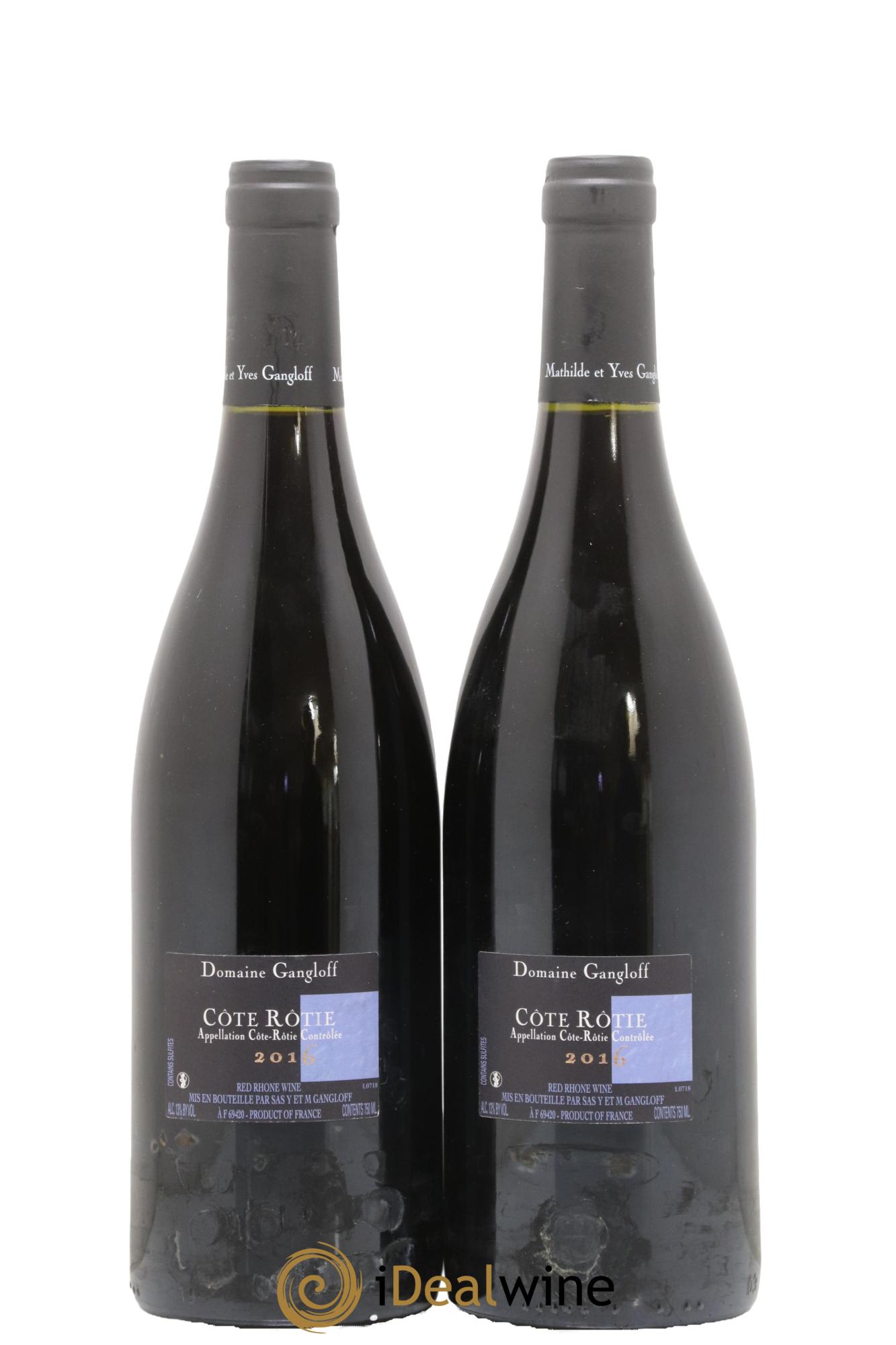Côte-Rôtie La Barbarine Gangloff (Domaine) 2016 - Lot of 2 bottles - 1