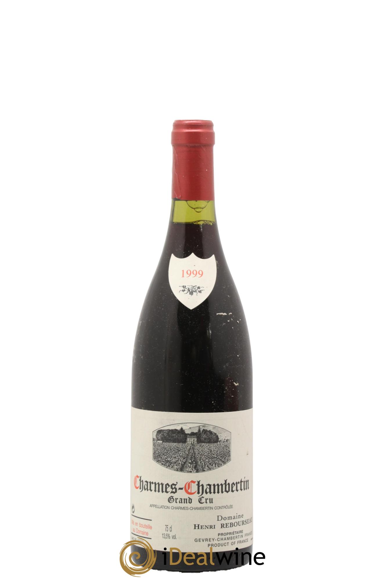 Charmes-Chambertin Grand Cru Henri Rebourseau 1999 - Lot de 1 bouteille - 0