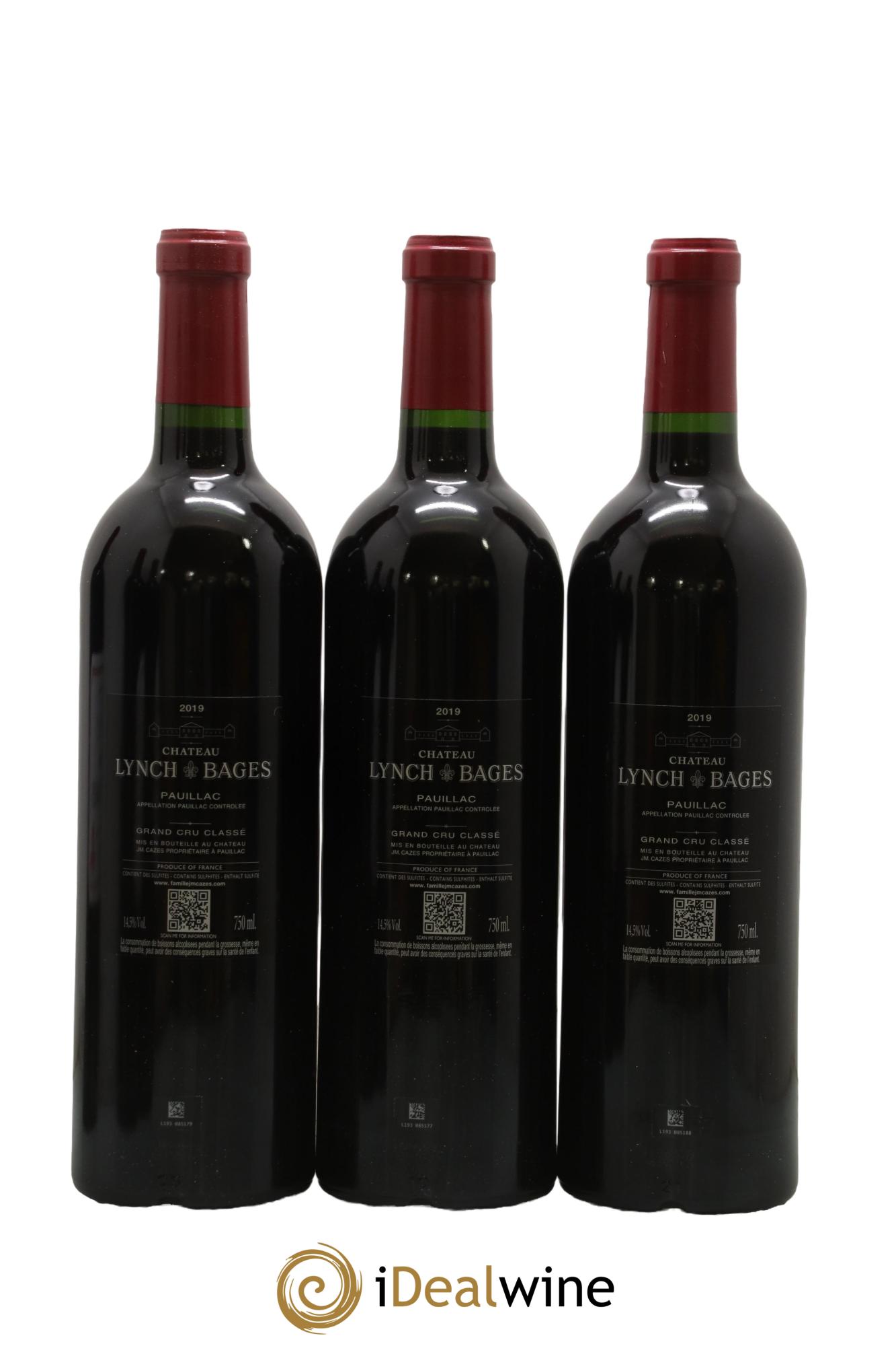 Château Lynch Bages 5ème Grand Cru Classé 2019 - Posten von 6 Flaschen - 2