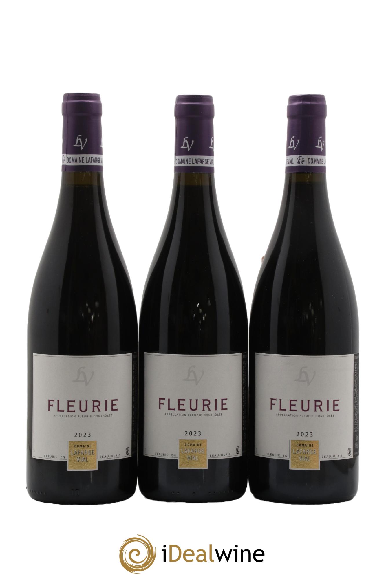 Fleurie Lafarge Vial 2023 - Lotto di 3 bottiglie - 0