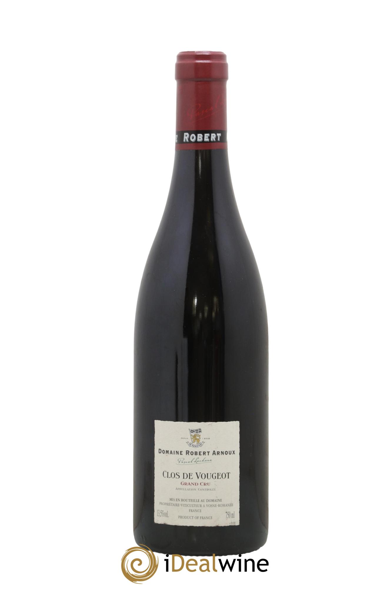 Clos de Vougeot Grand Cru Arnoux-Lachaux (Domaine) 2001 - Lot of 1 bottle - 1