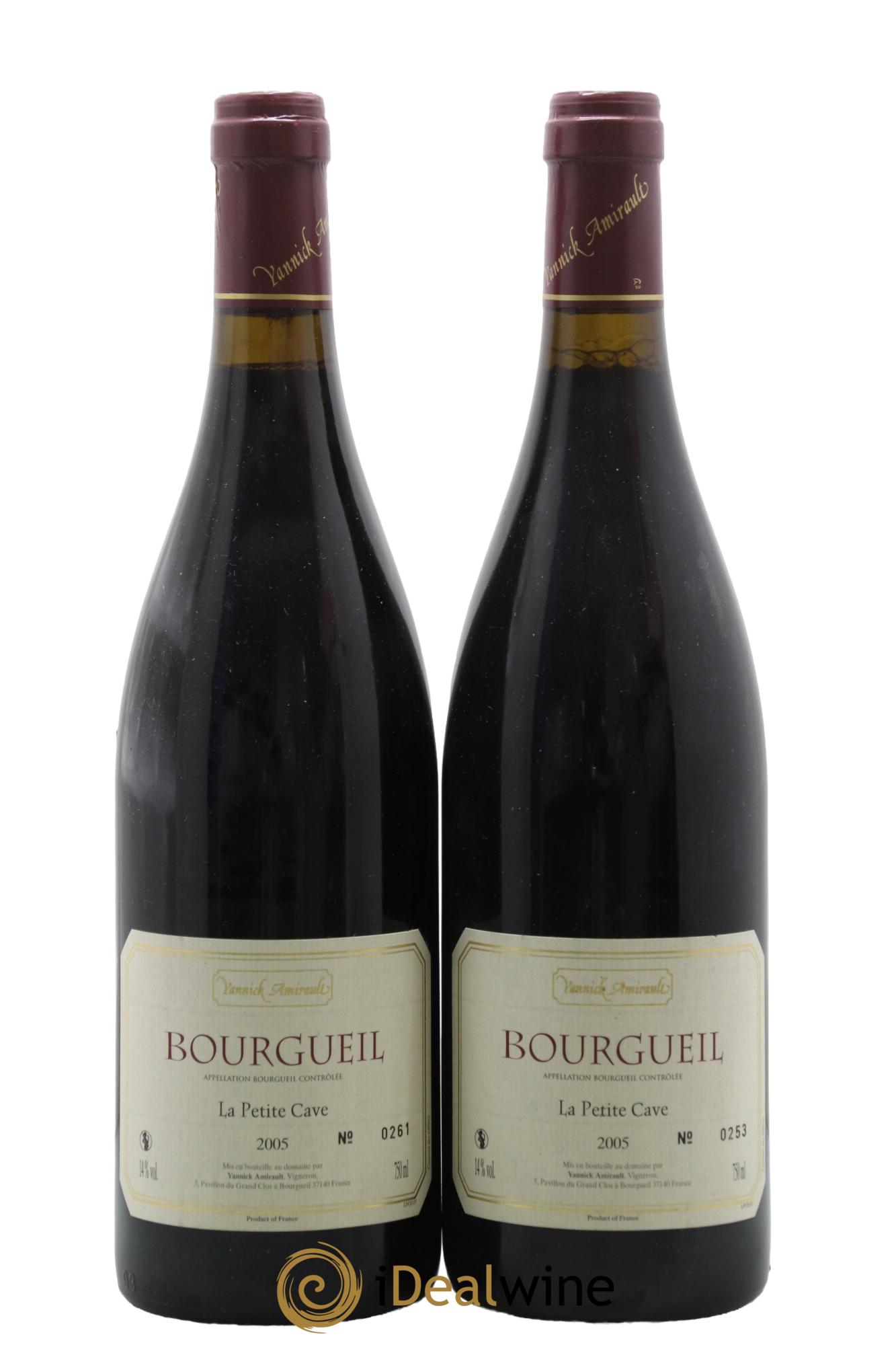 Bourgueil Petite cave Yannick Amirault (Domaine) 2005 - Lot de 2 bouteilles - 0