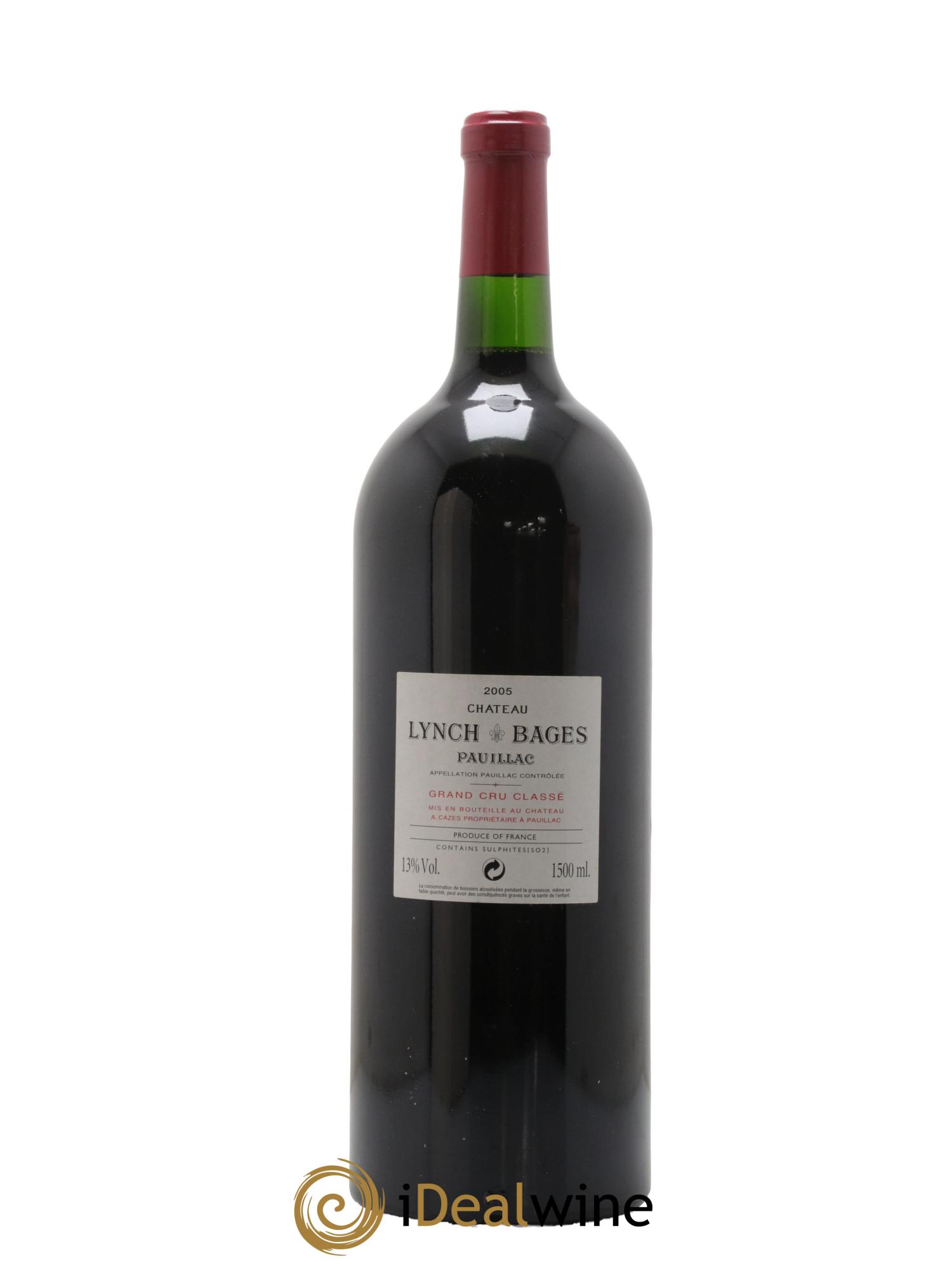 Château Lynch Bages 5ème Grand Cru Classé 2005 - Lot de 1 magnum - 2