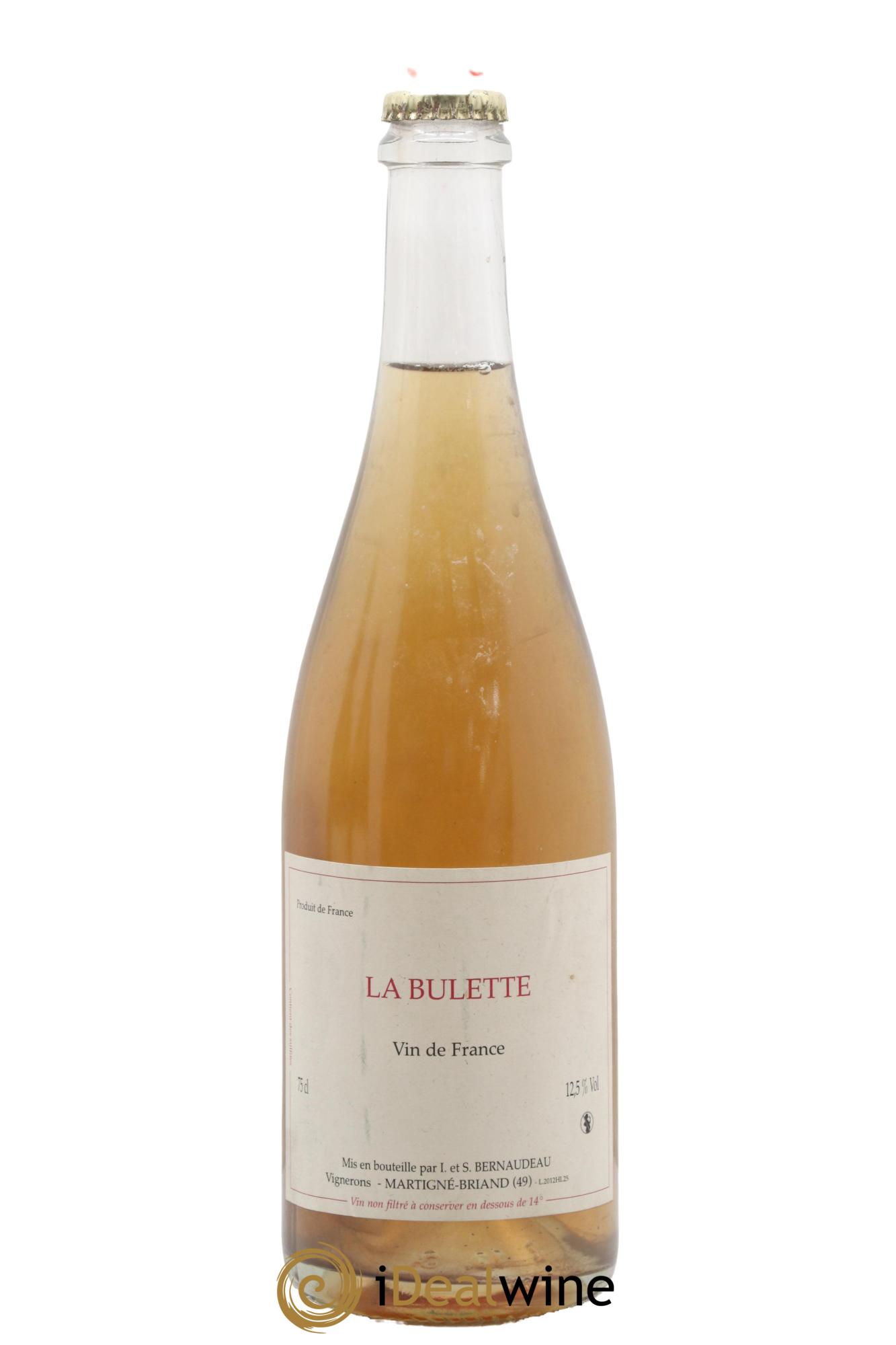 Vin de France La Bulette Stéphane Bernaudeau (Domaine) 2012 - Lot of 1 bottle - 0