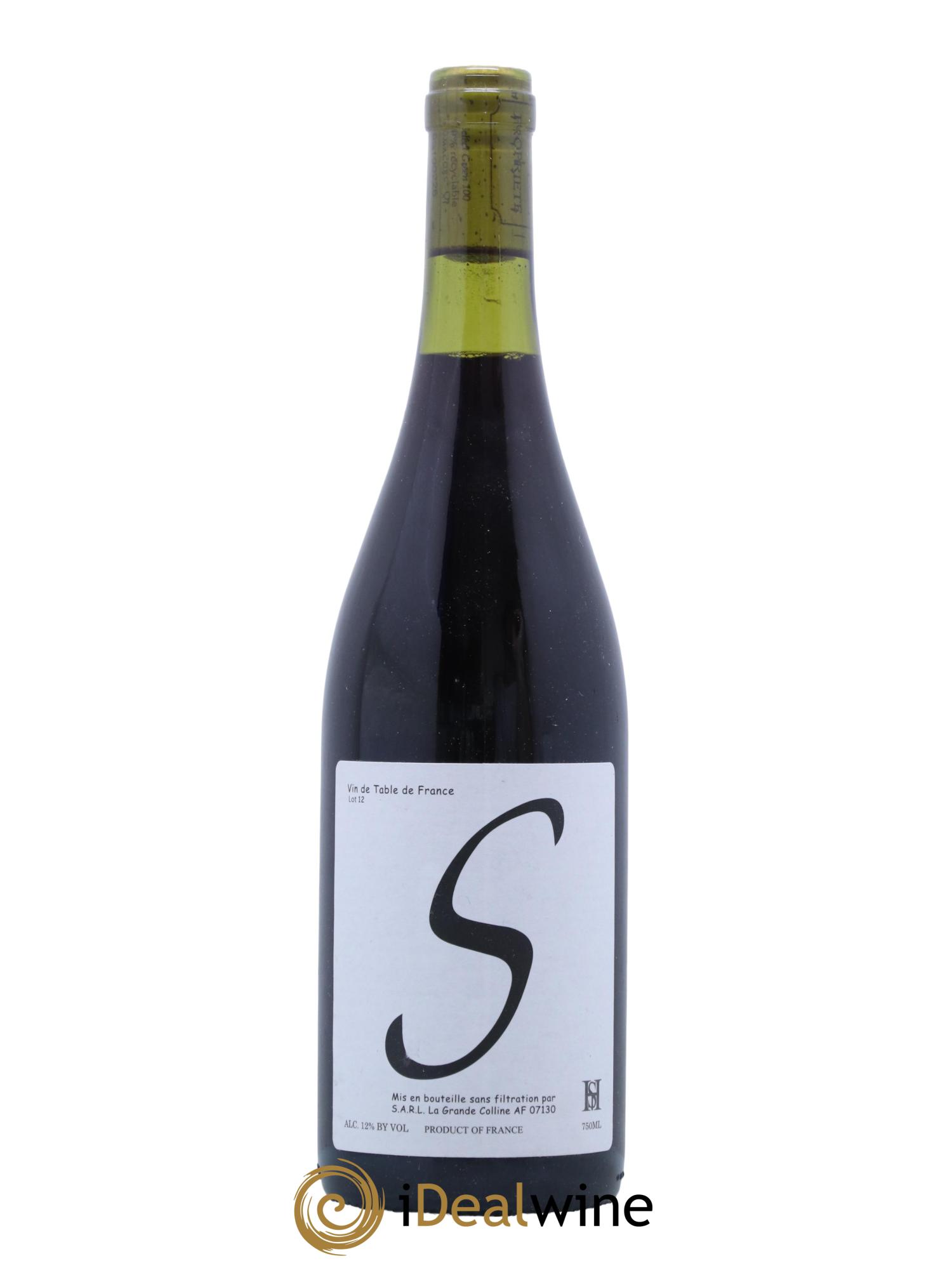 Vin de France Cuvée S Hirotake Ooka - Domaine La Grande Colline 2012 - Lot of 1 bottle - 0