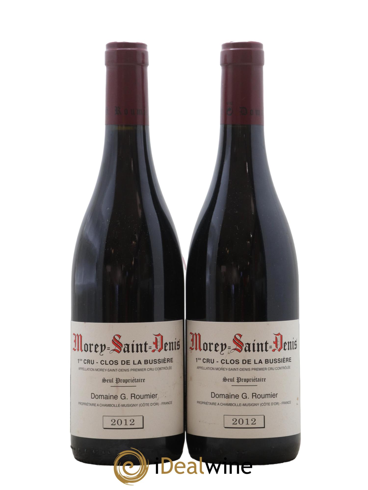 Morey Saint-Denis 1er Cru Clos de la Bussière Georges Roumier (Domaine) 2012 - Lot de 2 bouteilles - 0
