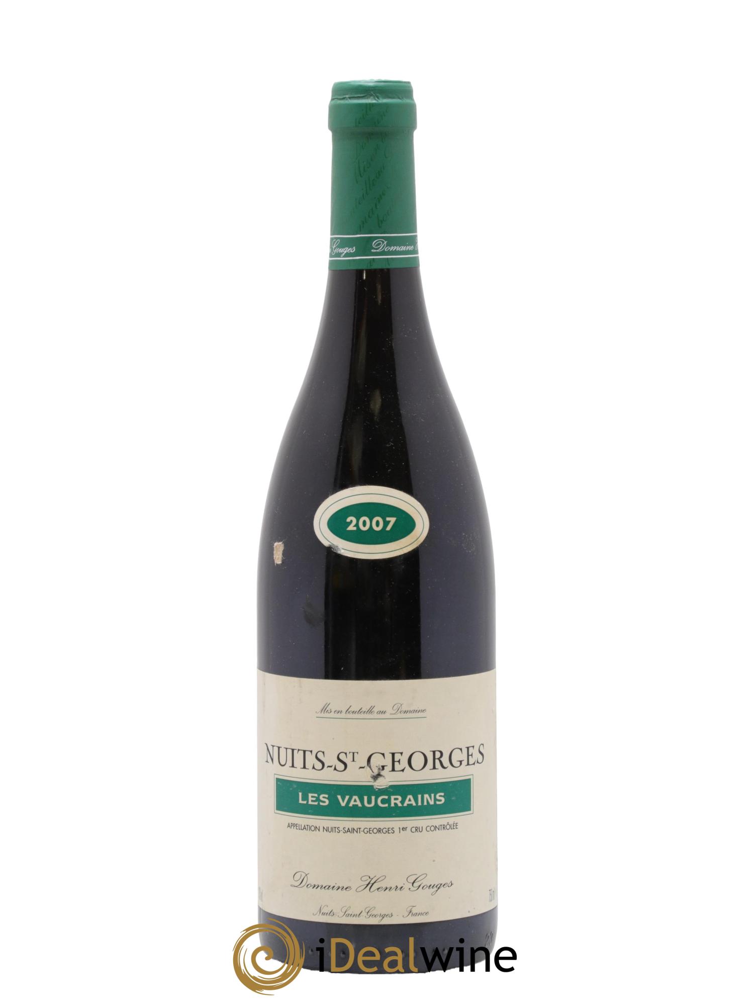 Nuits-Saint-Georges 1er Cru Les Vaucrains Henri Gouges 2007 - Lotto di 1 bottiglia - 0
