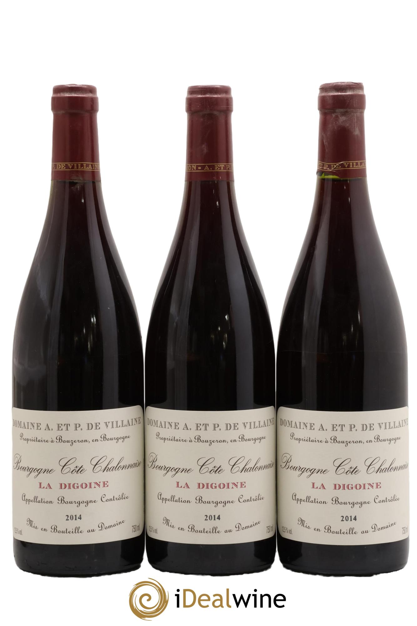 Bourgogne La Digoine Domaine de Villaine 2014 - Lote de 3 botellas - 0