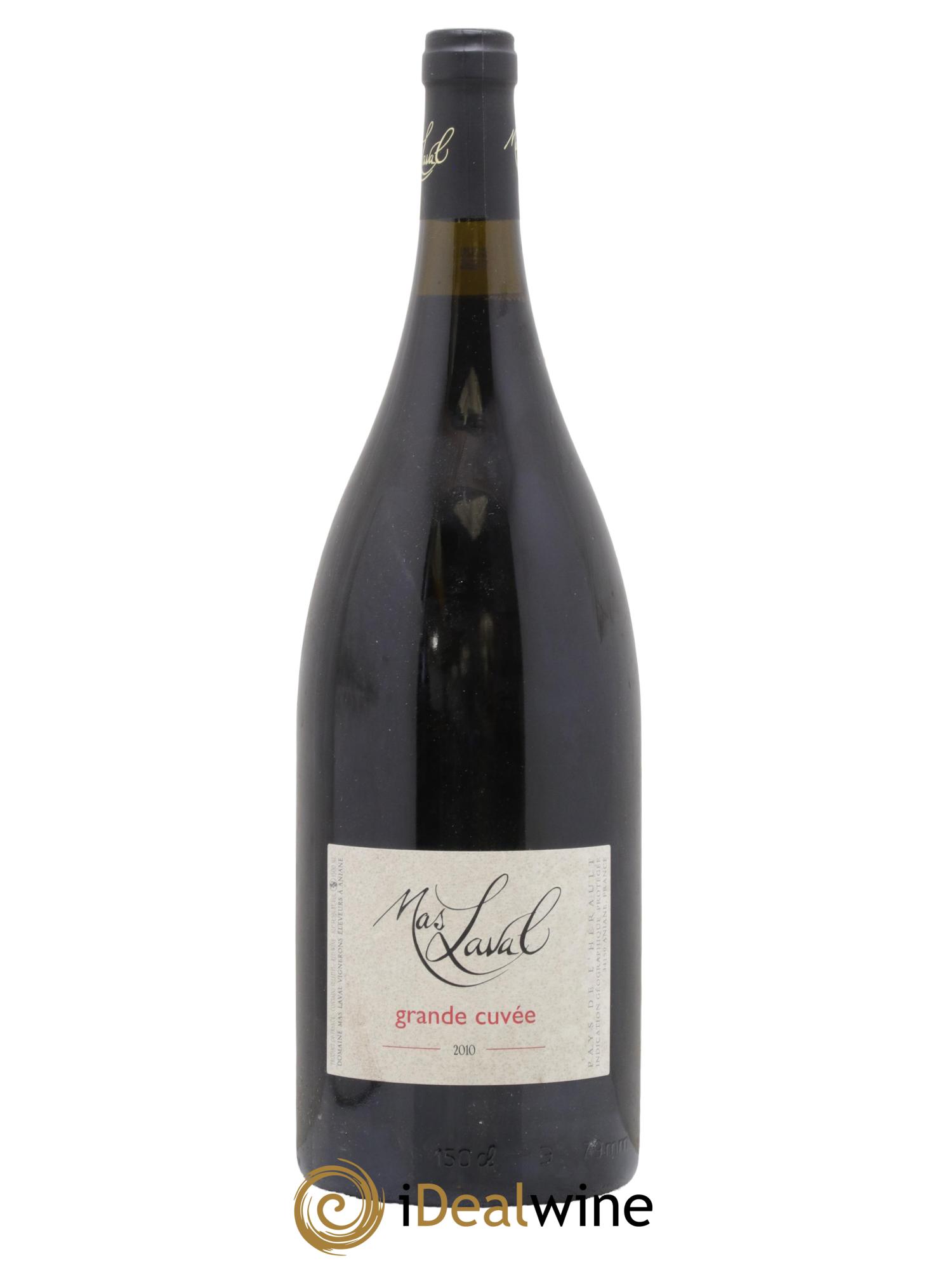 Pays d'Hérault Mas Laval Grande Cuvée Joël Laval 2010 - Lot de 1 magnum - 0