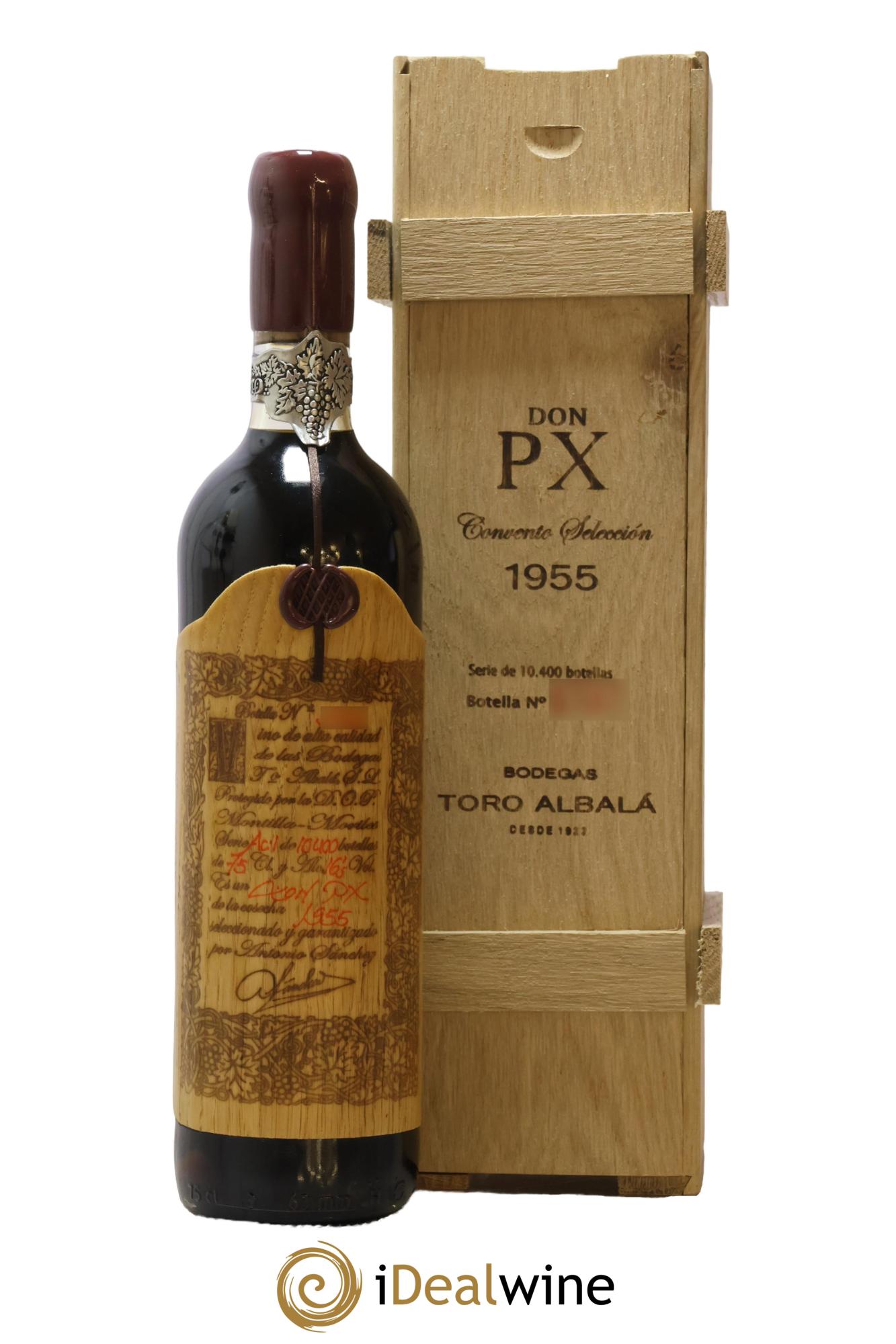 Montilla Moriles Don PX Convento Seleccion Toro Albala 1955 - Lot de 1 bouteille - 0