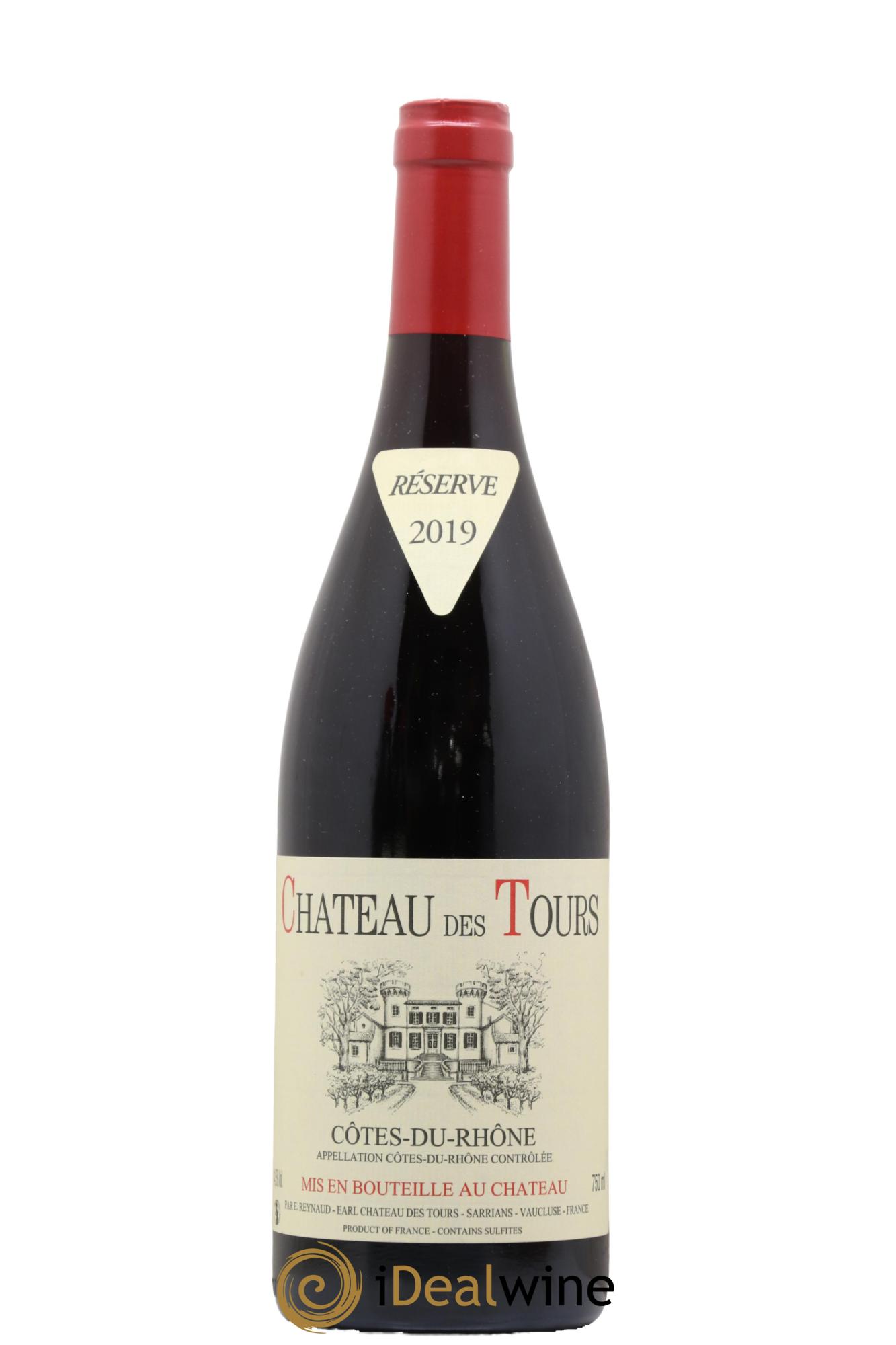 Côtes-du-Rhône Château des Tours Emmanuel Reynaud 2019 - Lot de 1 bouteille - 0