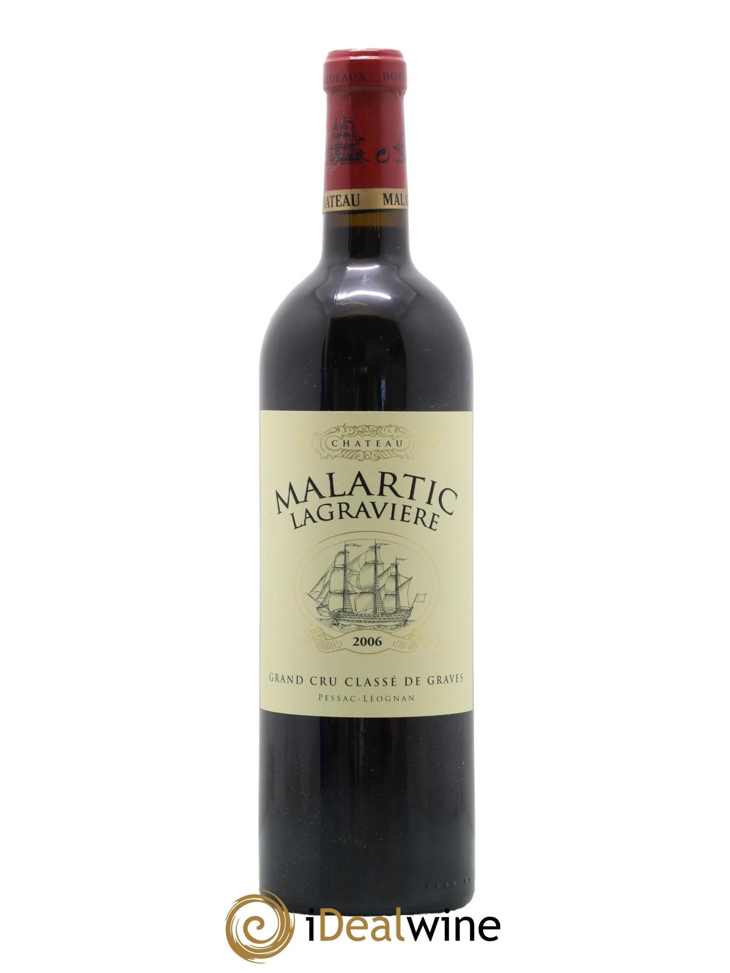Château Malartic-Lagravière Cru Classé de Graves 2006 - Lot de 1 bouteille - 0