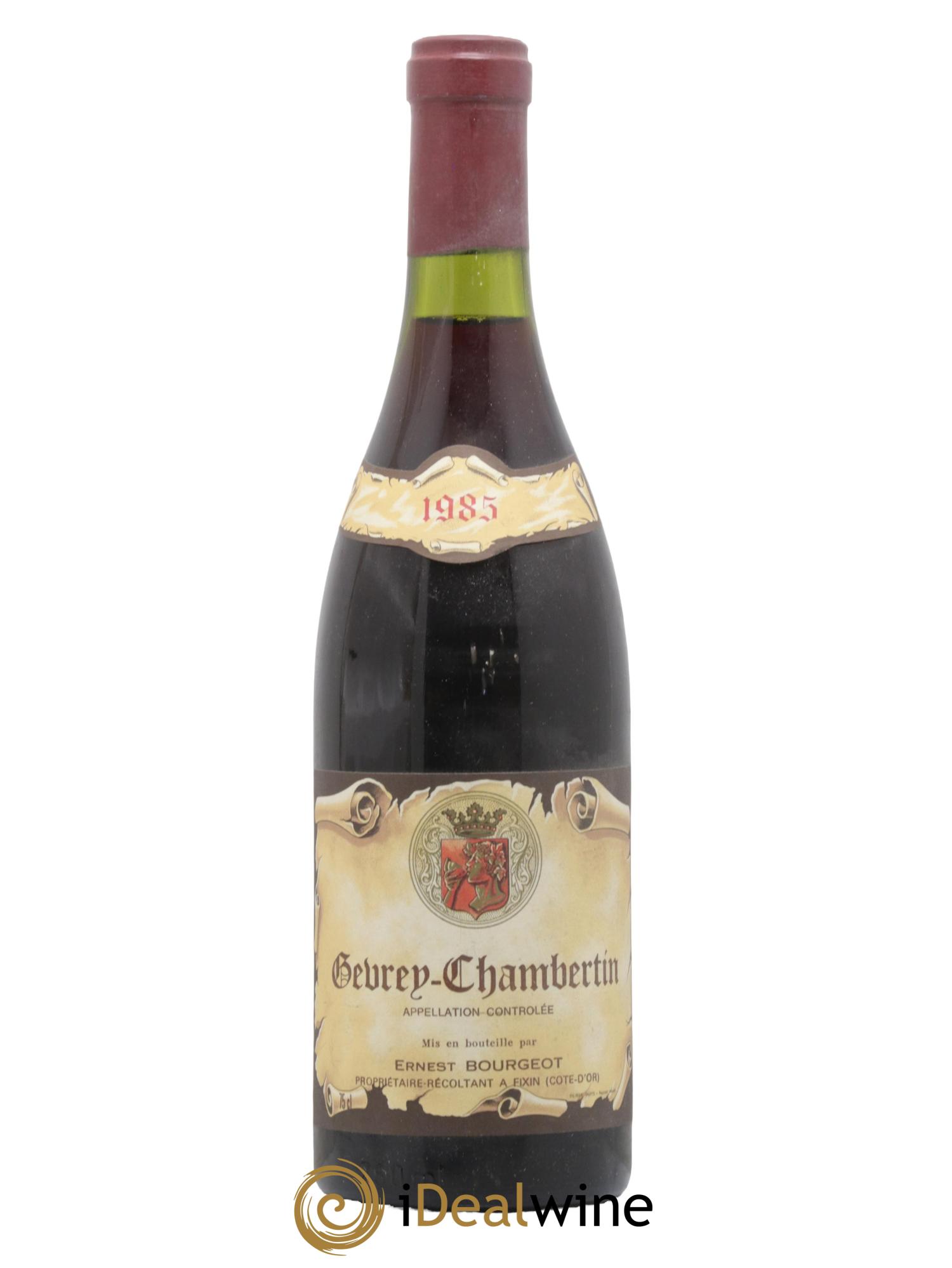 Gevrey-Chambertin Domaine Ernest Bourgeot 1985 - Lot de 1 bouteille - 0