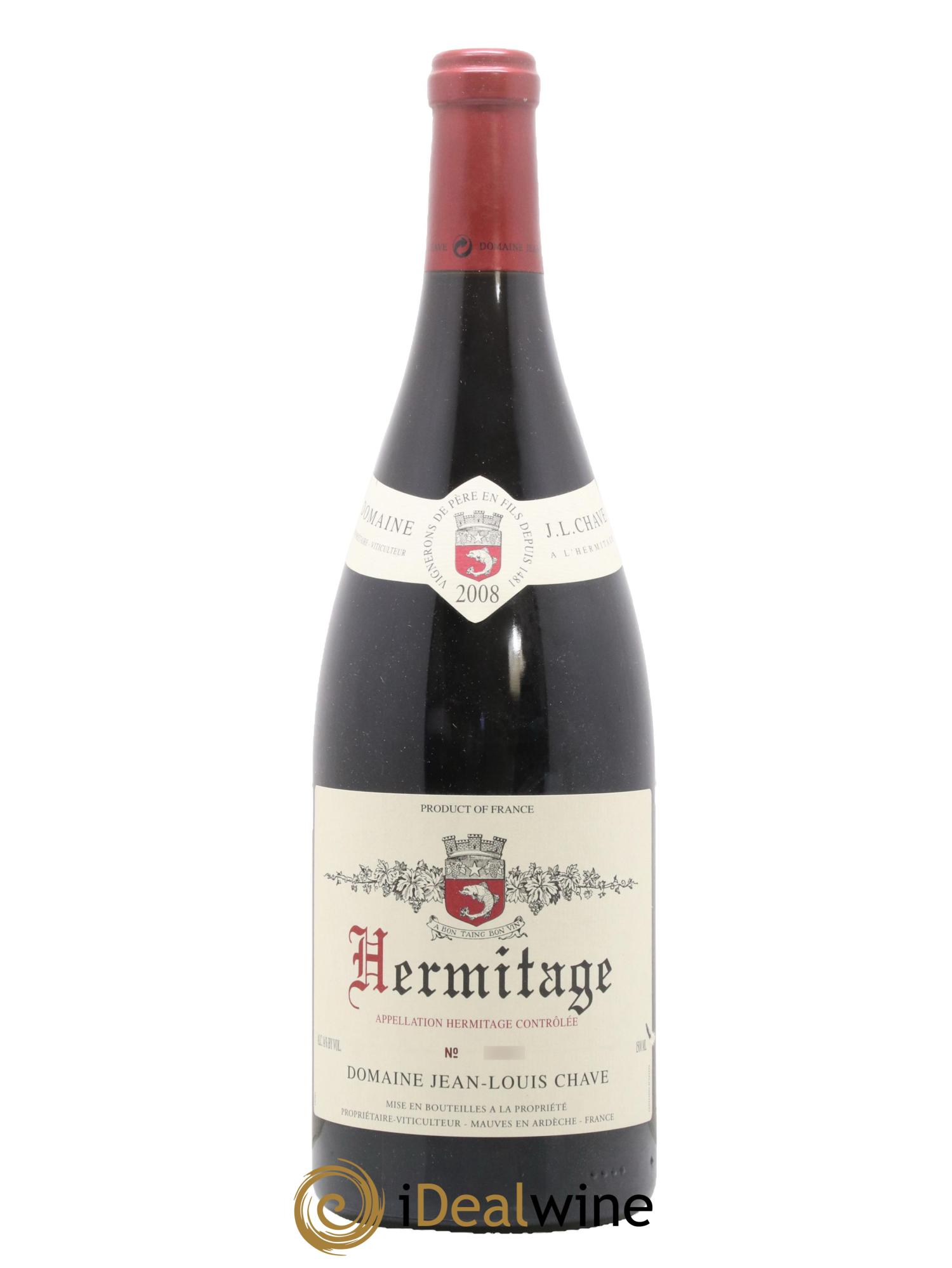 Hermitage Jean-Louis Chave 2008 - Lot de 1 magnum - 0