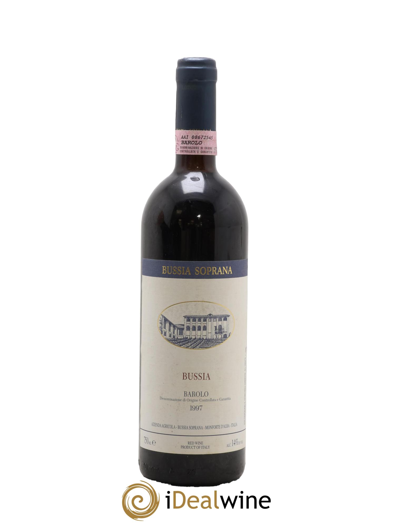 Barolo DOCG Bussia Soprana 1997 - Posten von 1 Flasche - 0