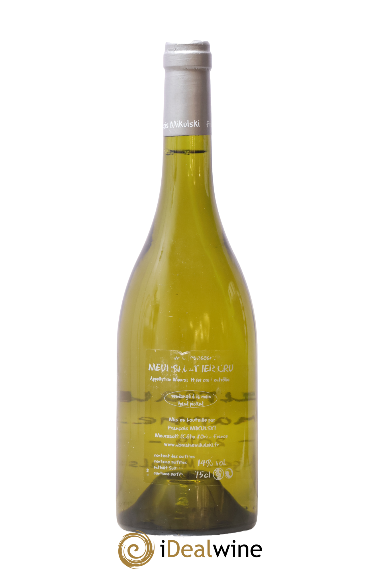 Meursault 1er Cru Charmes François Mikulski 2019 - Lot de 1 bouteille - 1