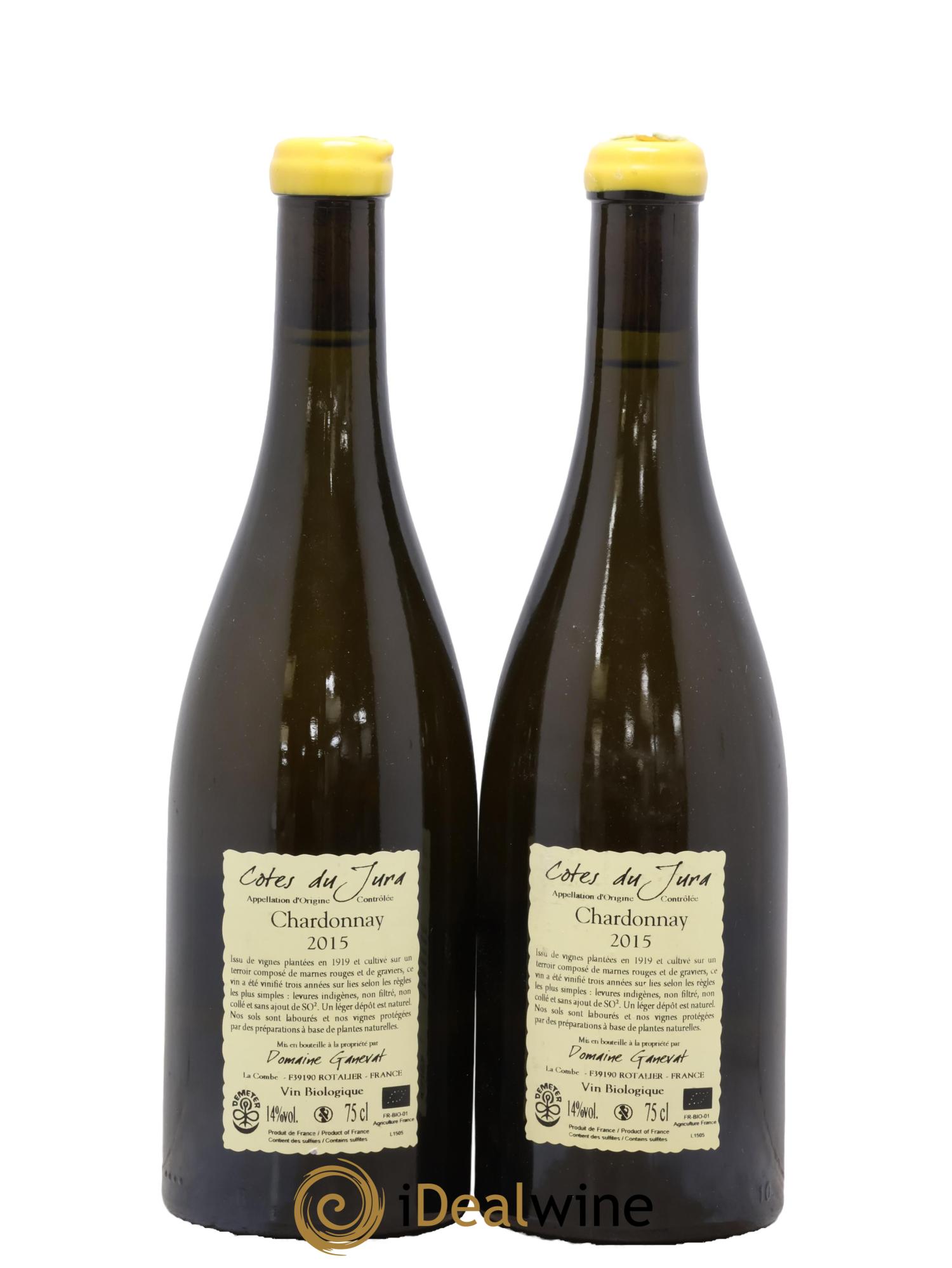 Côtes du Jura Les Grands Teppes Vieilles Vignes Jean-François Ganevat (Domaine) 2015 - Lot de 2 bouteilles - 1