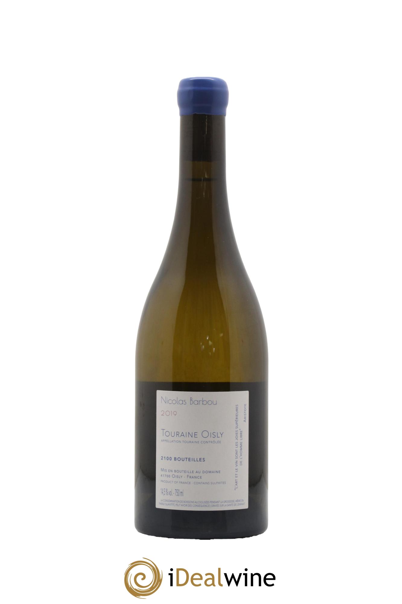 Touraine Oisly Utopie Créative Nicolas Barbou 2019 - Lot of 1 bottle - 1