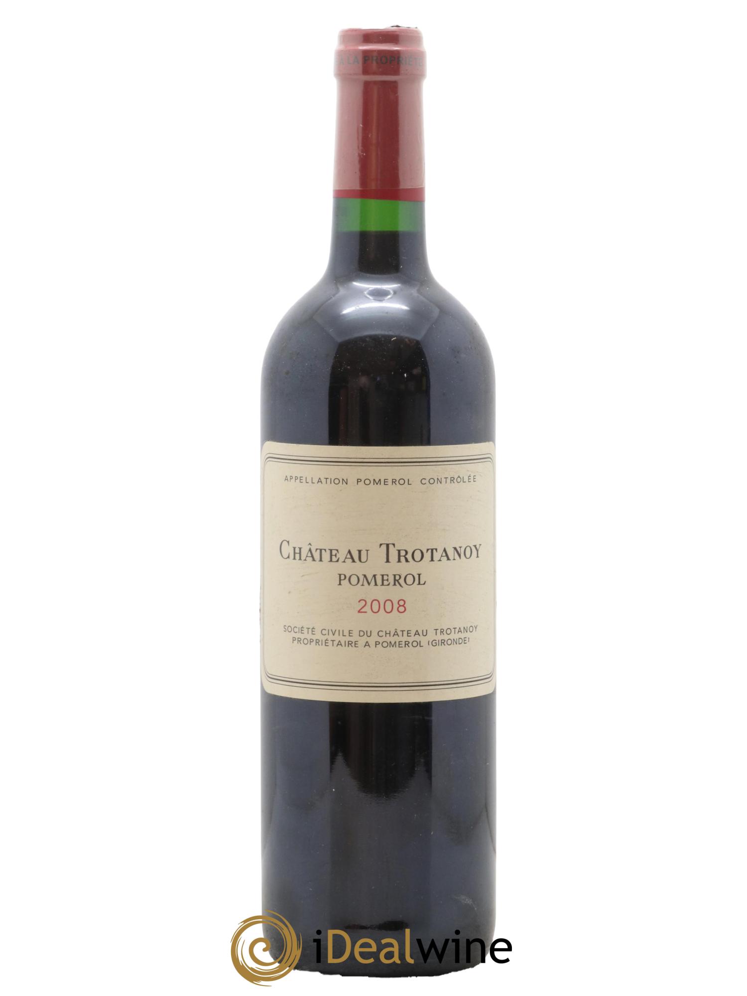 Château Trotanoy 2008 - Lot de 1 bouteille - 0