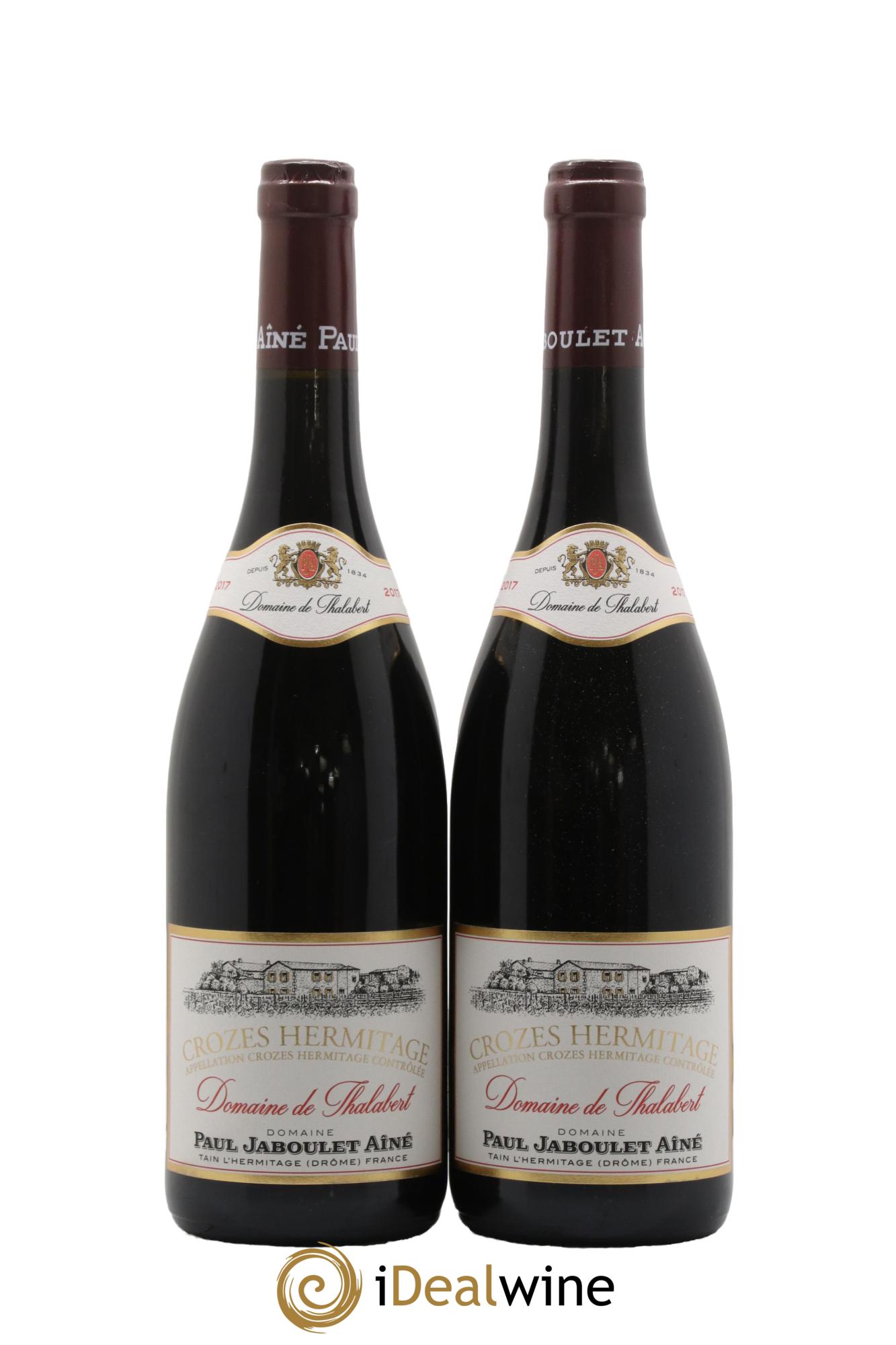 Crozes-Hermitage Domaine de Thalabert Paul Jaboulet Ainé 2017 - Lot de 2 bouteilles - 0