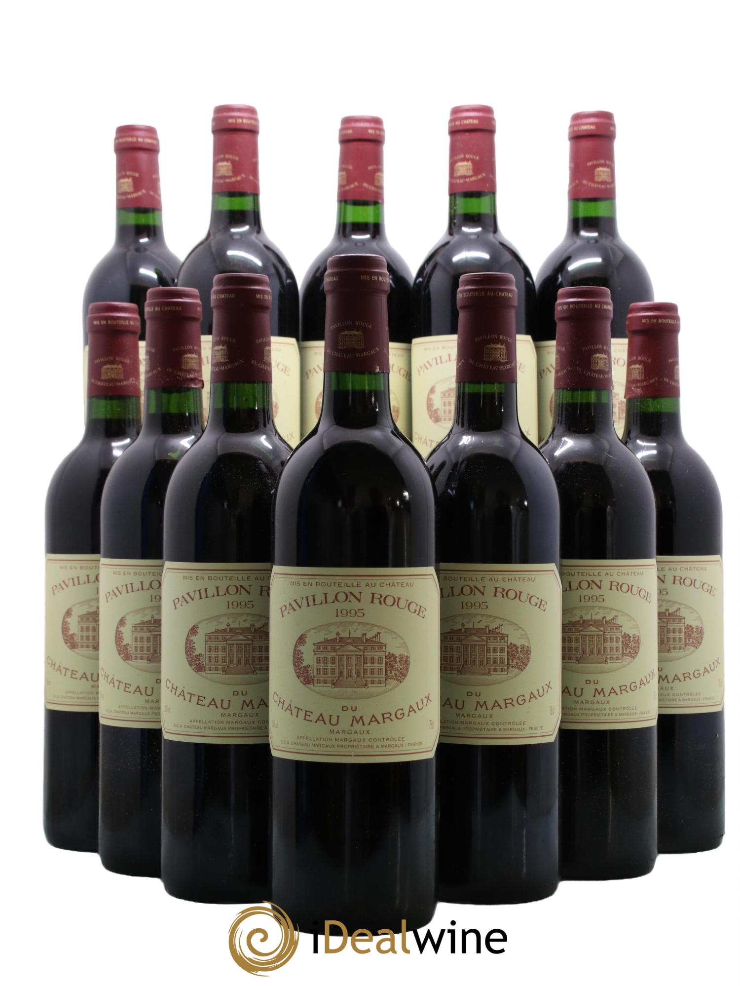 Pavillon Rouge du Château Margaux Second Vin 1995 - Lot de 12 bouteilles - 0