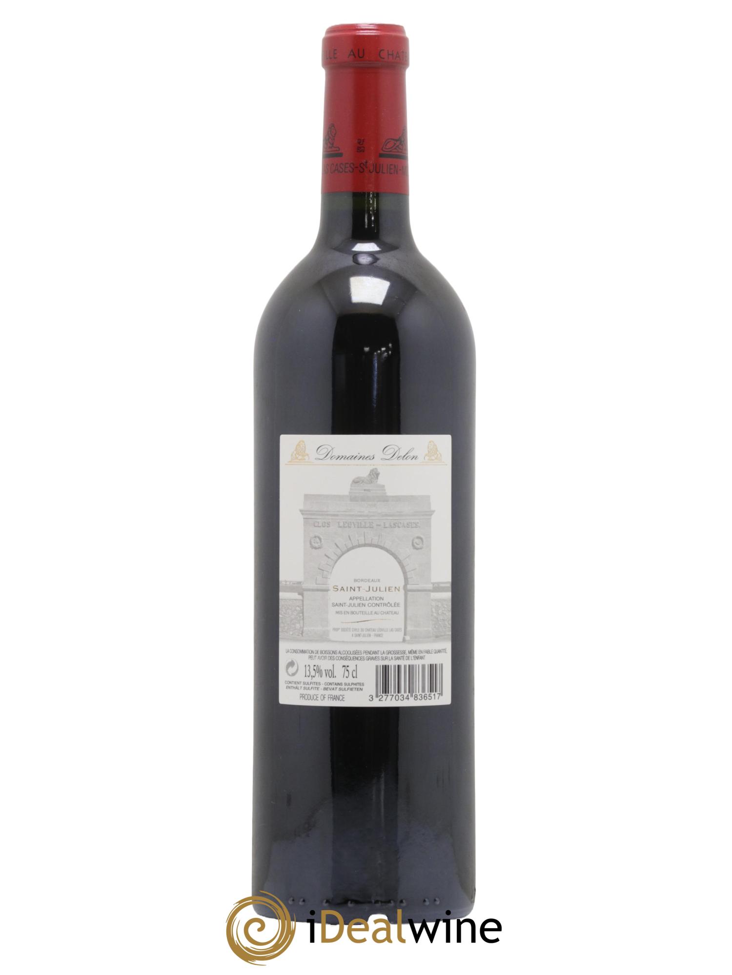 Château Léoville Las Cases 2ème Grand Cru Classé 2011 - Lot de 1 bouteille - 1
