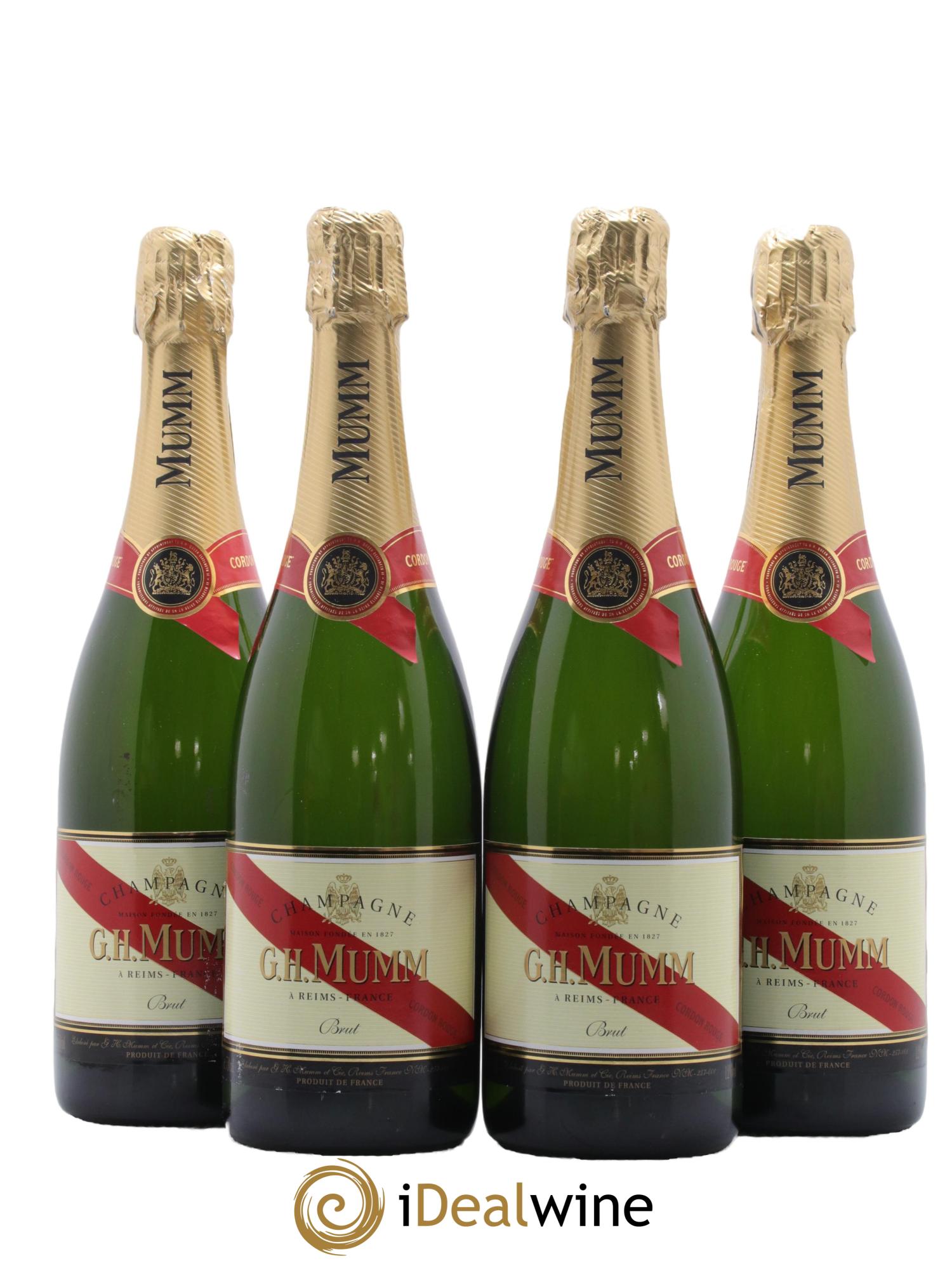 Cordon Rouge Mumm - Lot de 4 bouteilles - 0