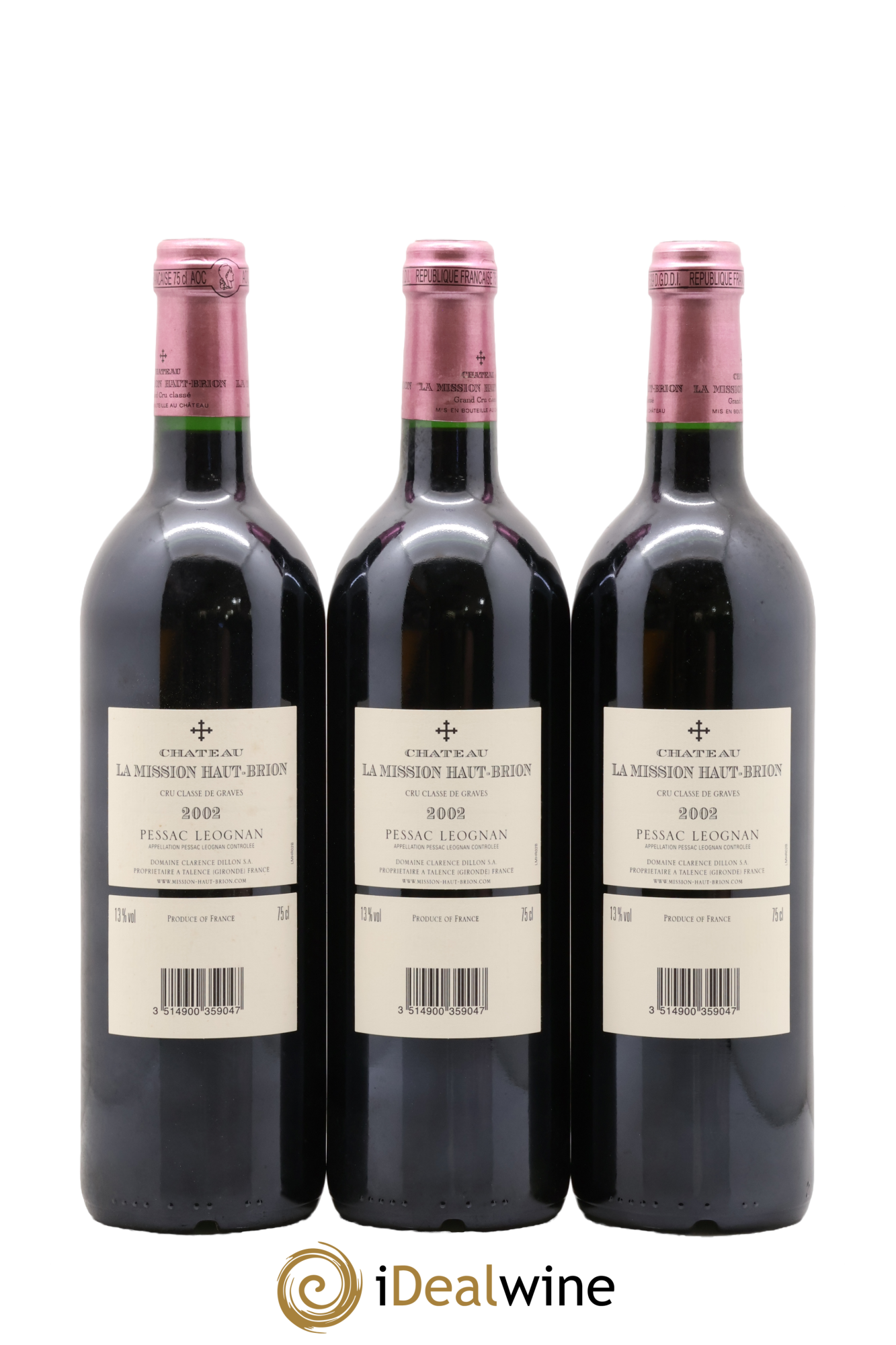 Château la Mission Haut-Brion Cru Classé de Graves 2002 - Lot of 12 bottles - 5