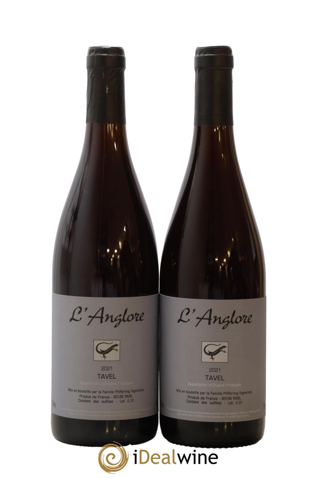 Tavel L'Anglore 2021 - Posten von 2 Flaschen - 0