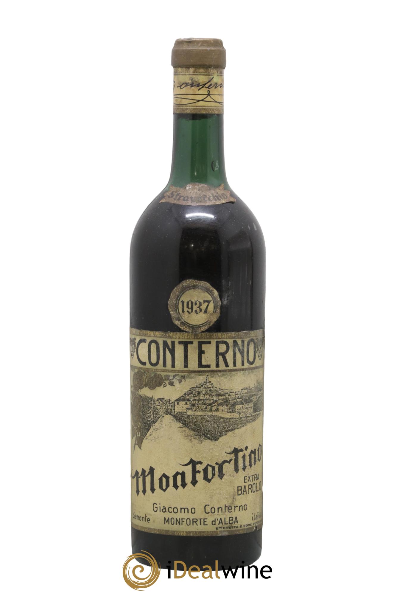 Barolo DOCG Monfortino Stravecchio Conterno Giacomo 1937 - Posten von 1 Flasche - 0