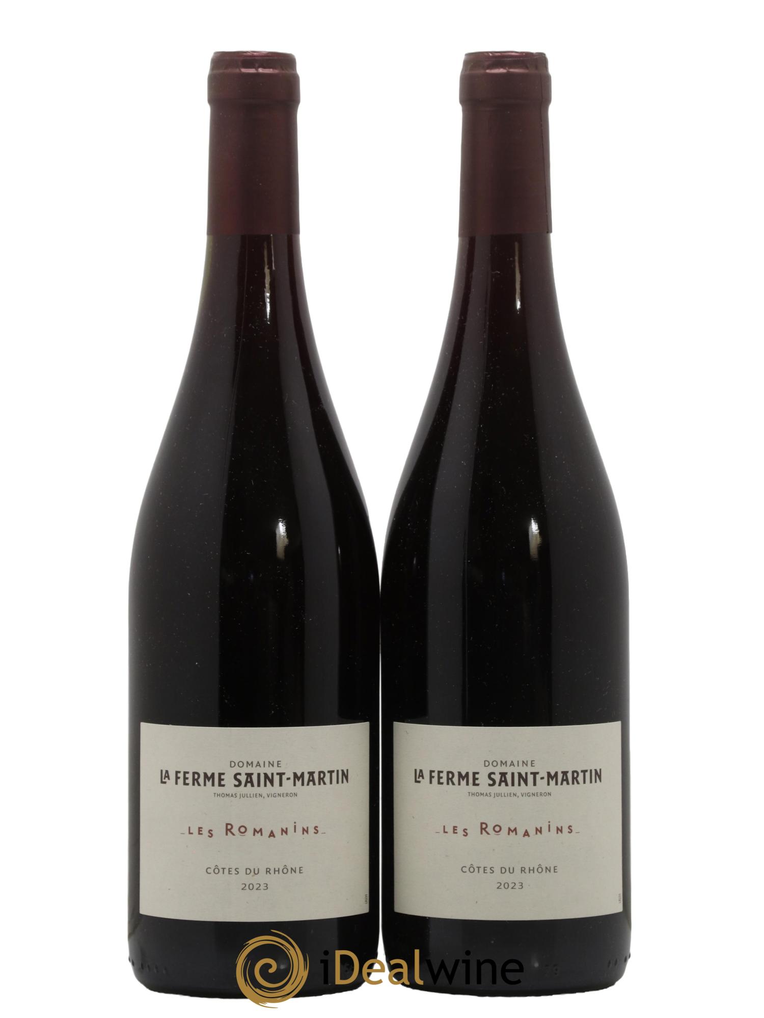 Côtes-du-Rhône Les Romanins Ferme Saint-Martin 2023 - Lot de 2 bouteilles - 0
