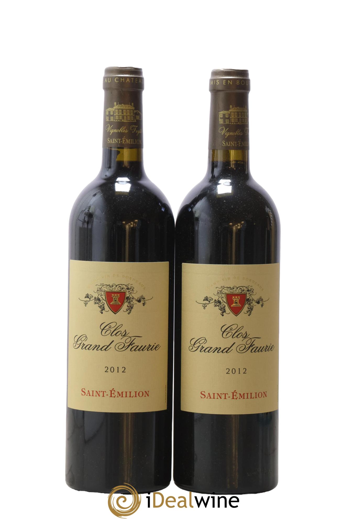 Saint-Émilion Clos Grand Faurie 2012 - Lot de 2 bouteilles - 0