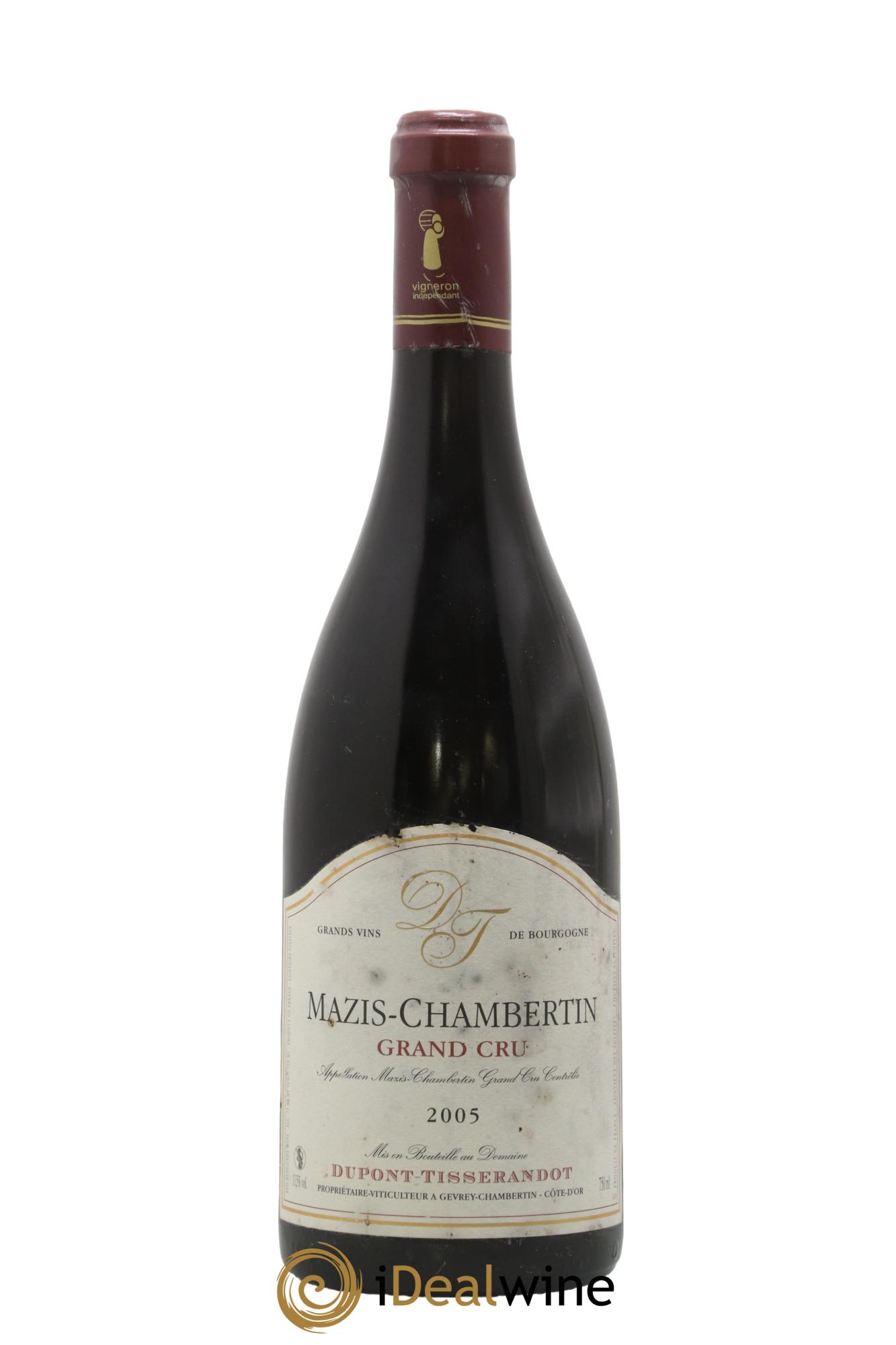 Mazis-Chambertin Grand Cru Dupont-Tisserandot (Domaine) 2005 - Lotto di 1 bottiglia - 0