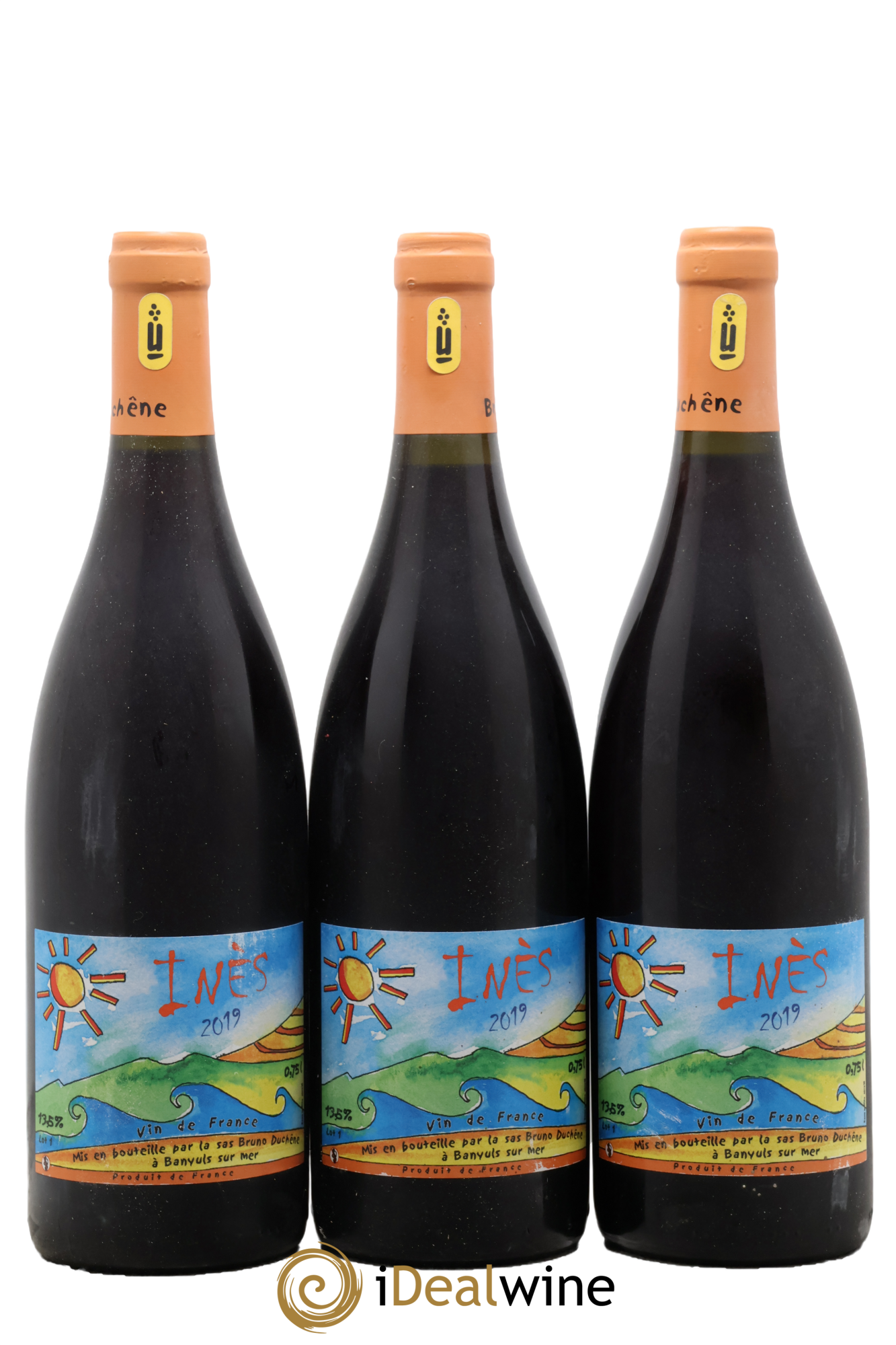 Vin de France Inès Bruno Duchêne 2019 - Lot de 3 bouteilles - 0