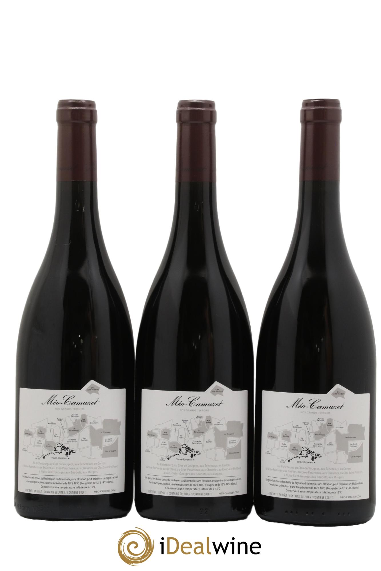 Vosne-Romanée 1er Cru Les Chaumes Méo-Camuzet (Domaine) 2020 - Lot de 3 bouteilles - 1