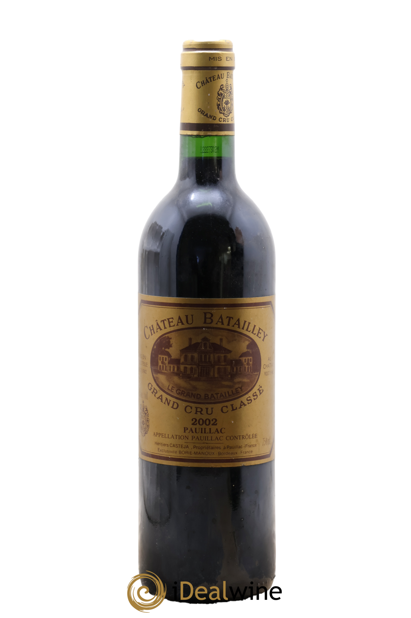 Château Batailley 5ème Grand Cru Classé 2002 - Lot de 1 bouteille - 0