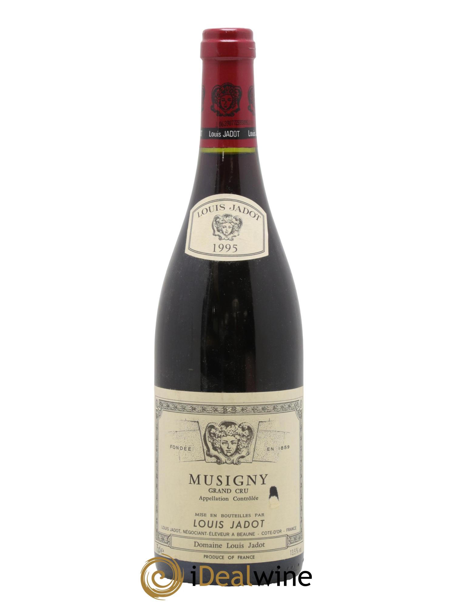 Musigny Grand Cru Louis Jadot (Domaine) 1995 - Lot de 1 bouteille - 0