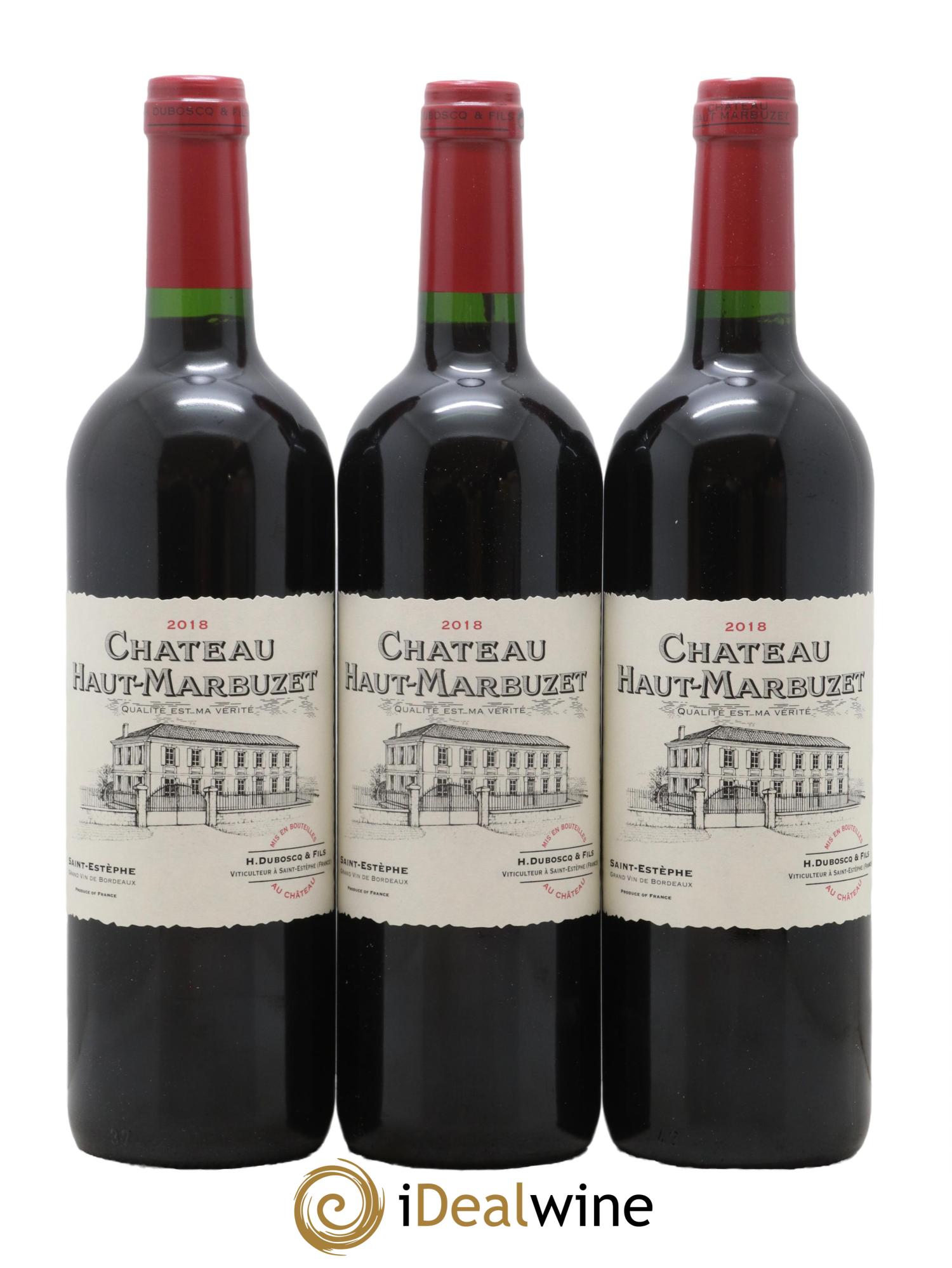 Château Haut Marbuzet 2018 - Lot de 6 bouteilles - 1