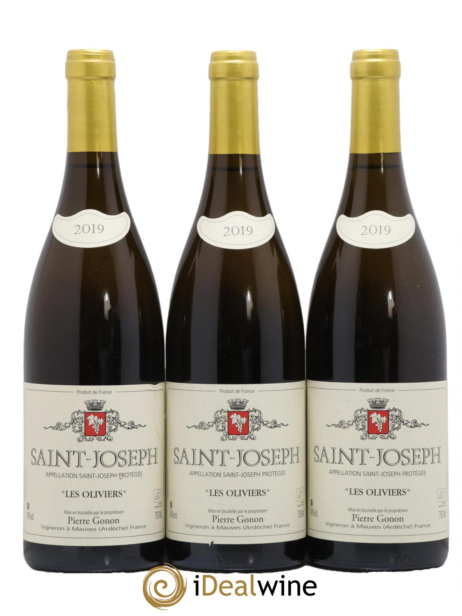 Saint-Joseph Les Oliviers Gonon (Domaine) 2019 - Lot de 3 bouteilles - 0