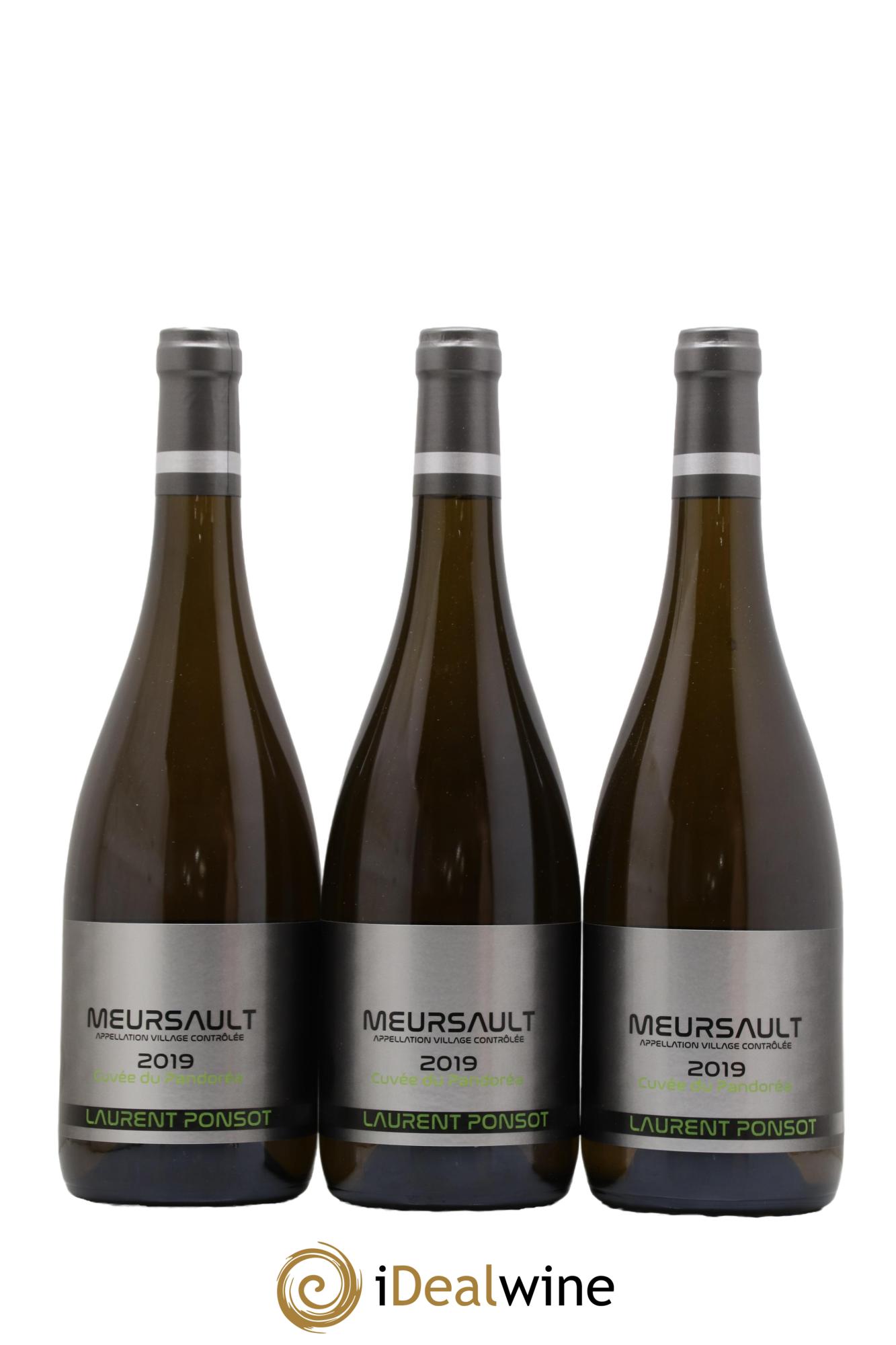 Meursault Cuvée du Pandoréa Laurent Ponsot 2019 - Lot de 3 bouteilles - 0