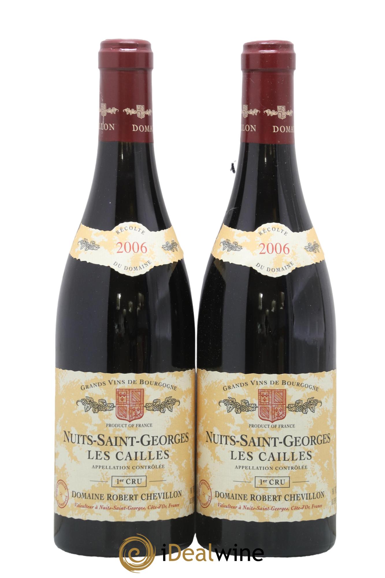 Nuits-Saint-Georges 1er Cru Les Cailles Robert Chevillon 2006 - Lot of 2 bottles - 0