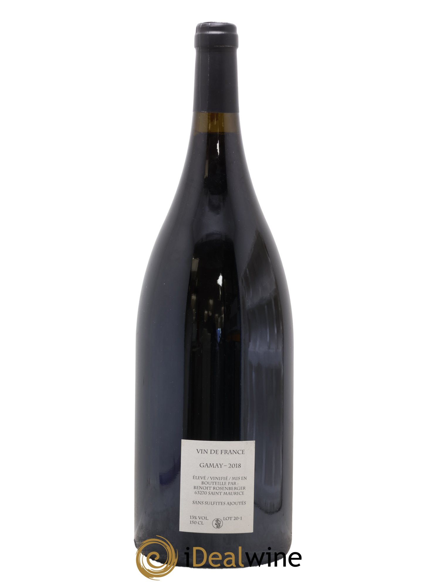 Vin de France Une Méduse Dans les Cornichons Benoît Rosenberger 2018 - Lot de 1 magnum - 1