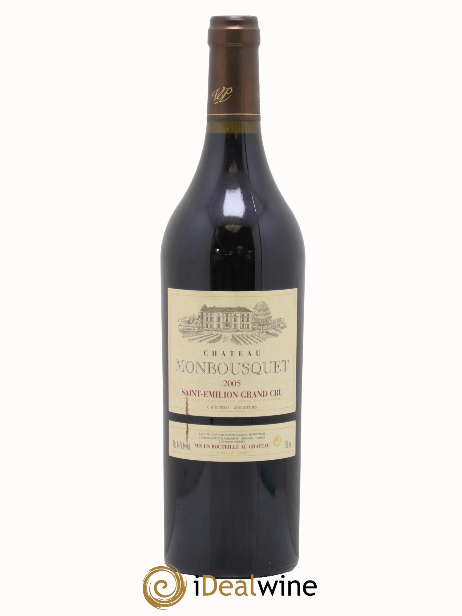 Château Monbousquet Grand Cru Classé 2005 - Posten von 1 Flasche - 0