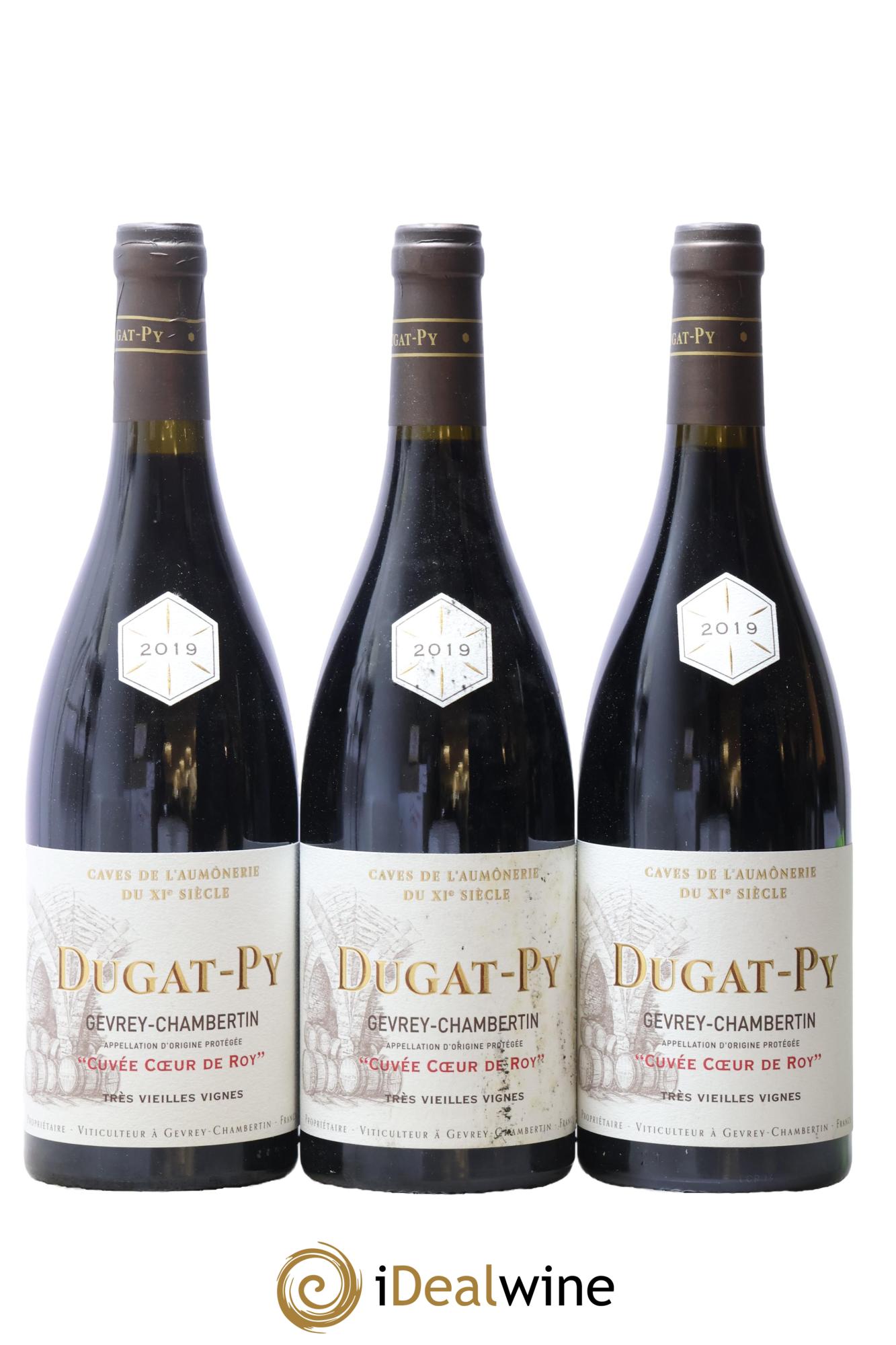 Gevrey-Chambertin Coeur de Roy Très Vieilles Vignes Dugat-Py 2019 - Lot de 3 bouteilles - 0