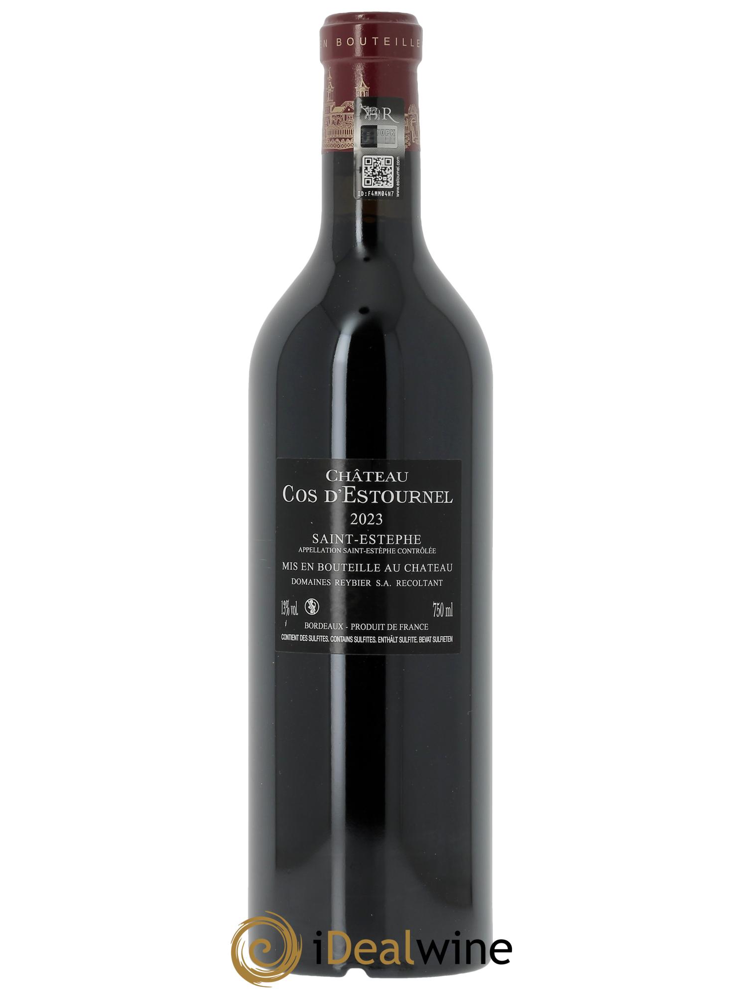 Cos d'Estournel 2ème Grand Cru Classé (OWC if 3 bts) 2023 - Lot of 1 bottle - 1