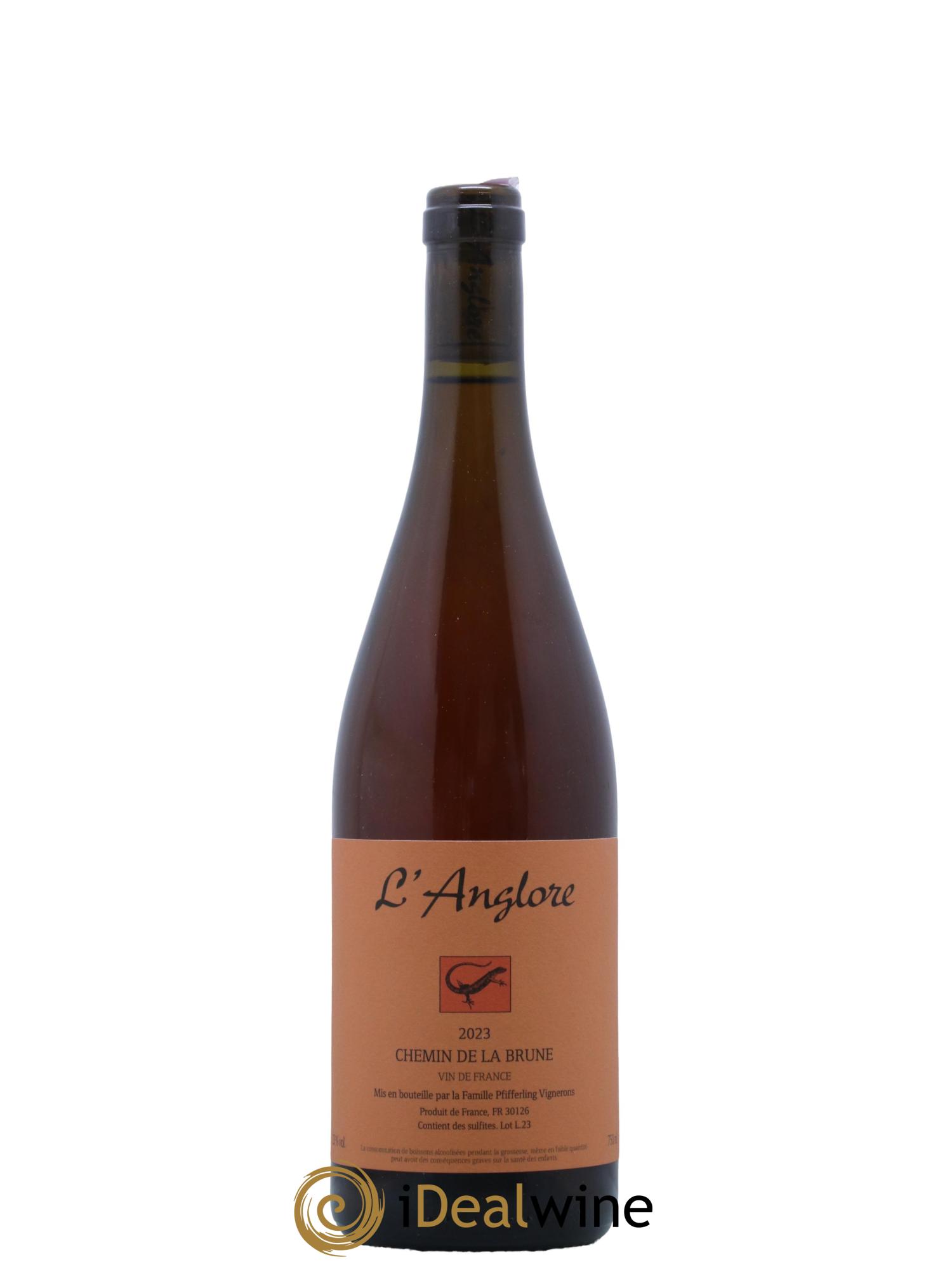 Vin de France Chemin de la brune L'Anglore 2023 - Lot de 1 bouteille - 0