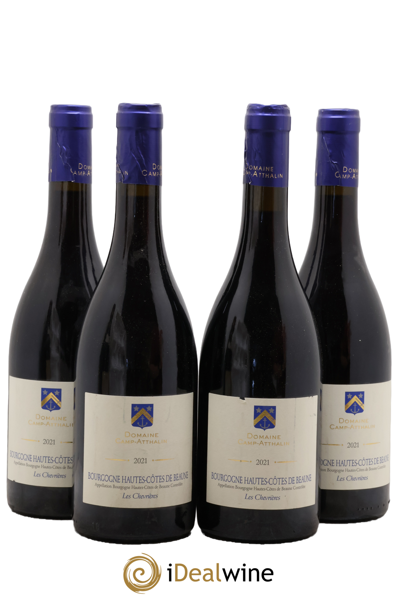Hautes-Côtes de Beaune Les Chevrières Domaine Camp-Atthalin 2021 - Lot de 4 bouteilles - 0